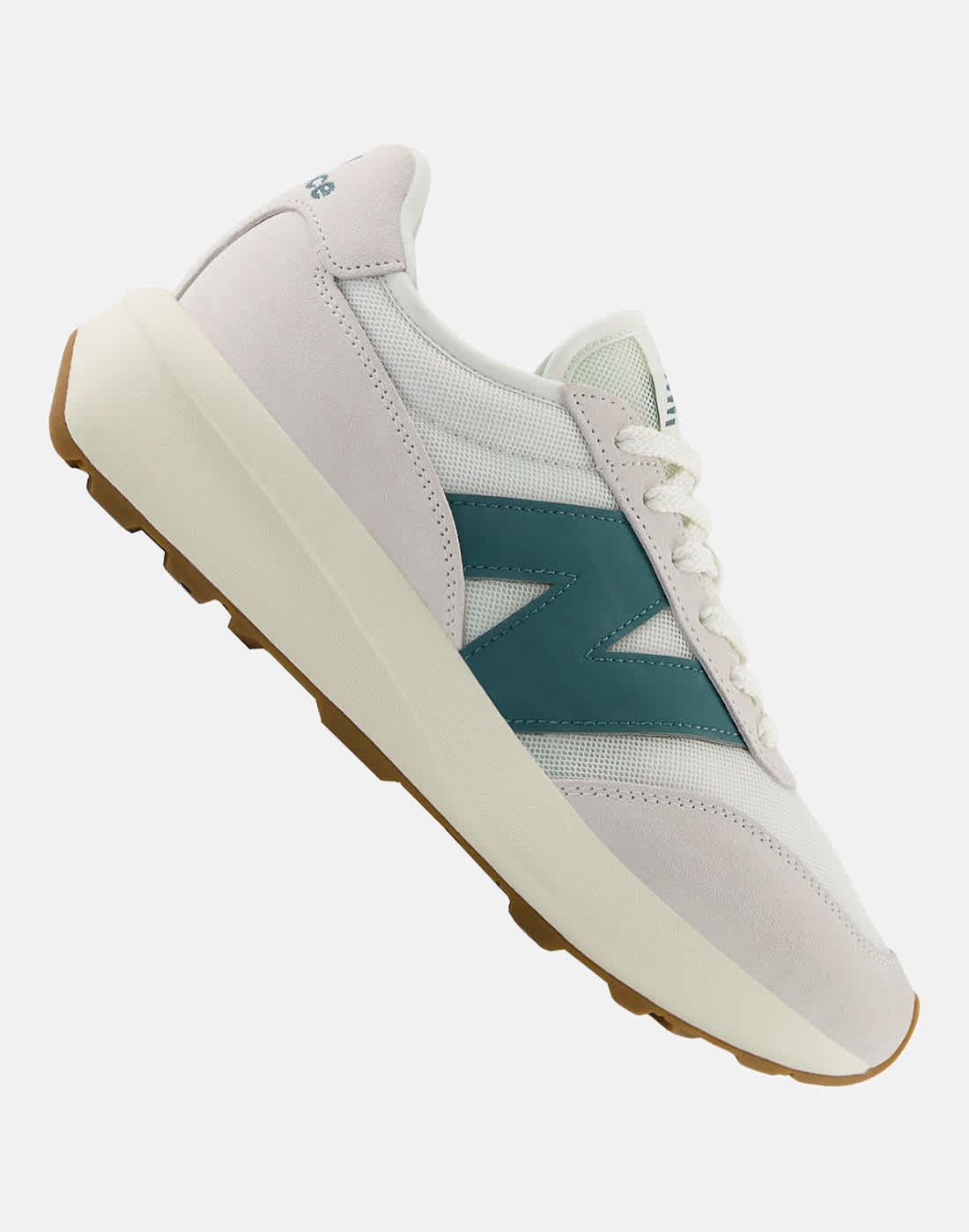 Men's New Balance 370 Trainers in White | Nylon