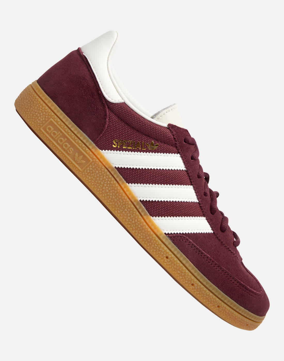 Men's Adidas Originals Handball Spezial Trainers in Red/White | Size 8 | Rubber