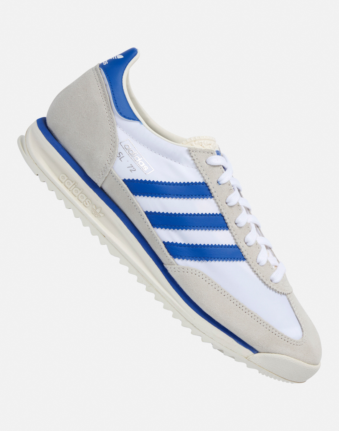 Men's Adidas Originals Sl 72 Rs Trainers in White/Blue | Size 6 | Nylon