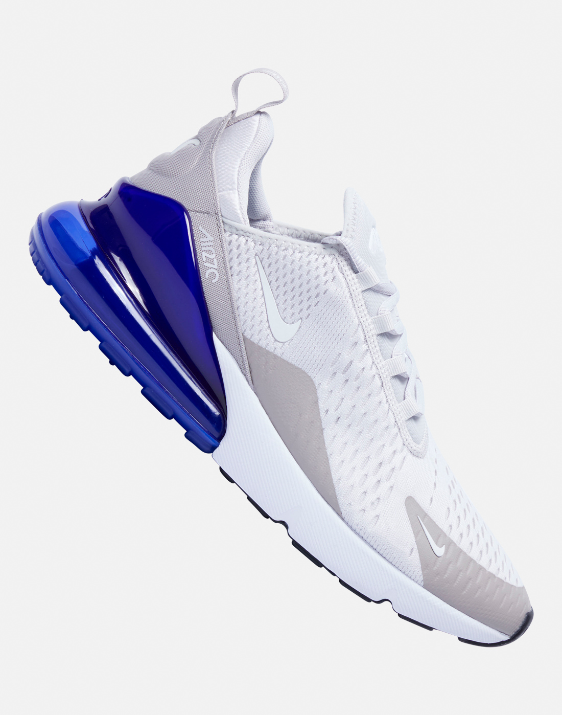 Men's Nike Air Max 270 Trainers in Grey/White | Size 6 | Rubber