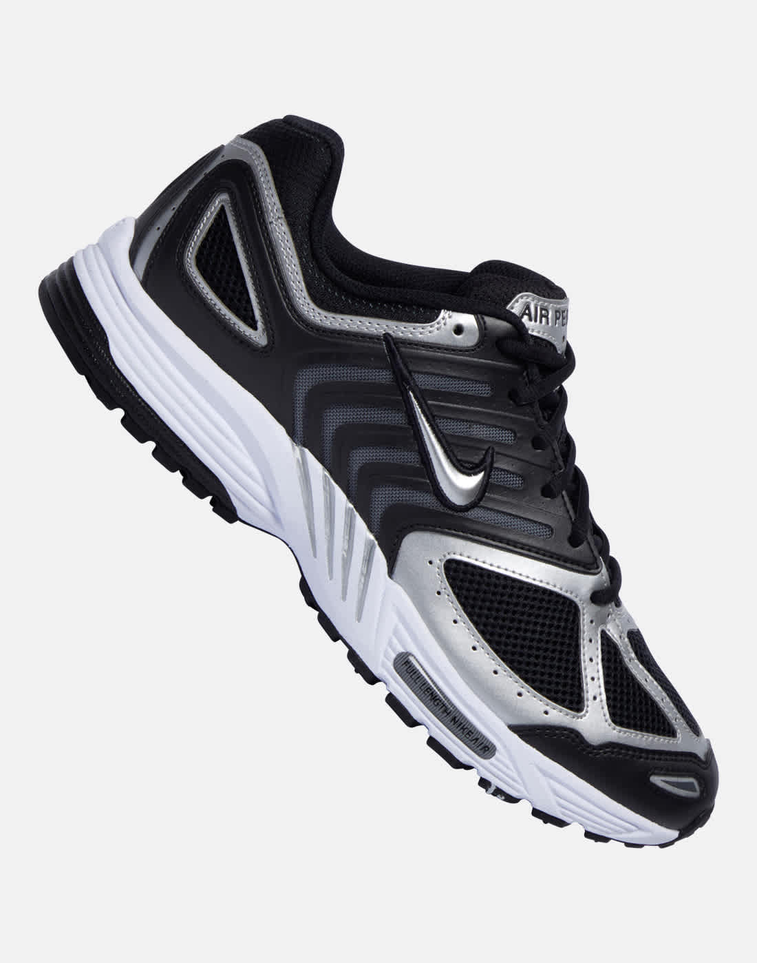 Men's Nike Air Pegasus 2005 Trainers in Black/Silver | Size 12 | Rubber