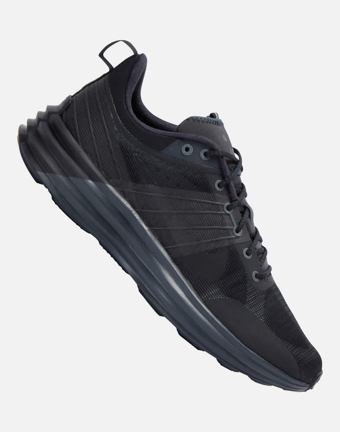 Men's Nike Lunar Roam Trainers in Black/Grey | Rubber