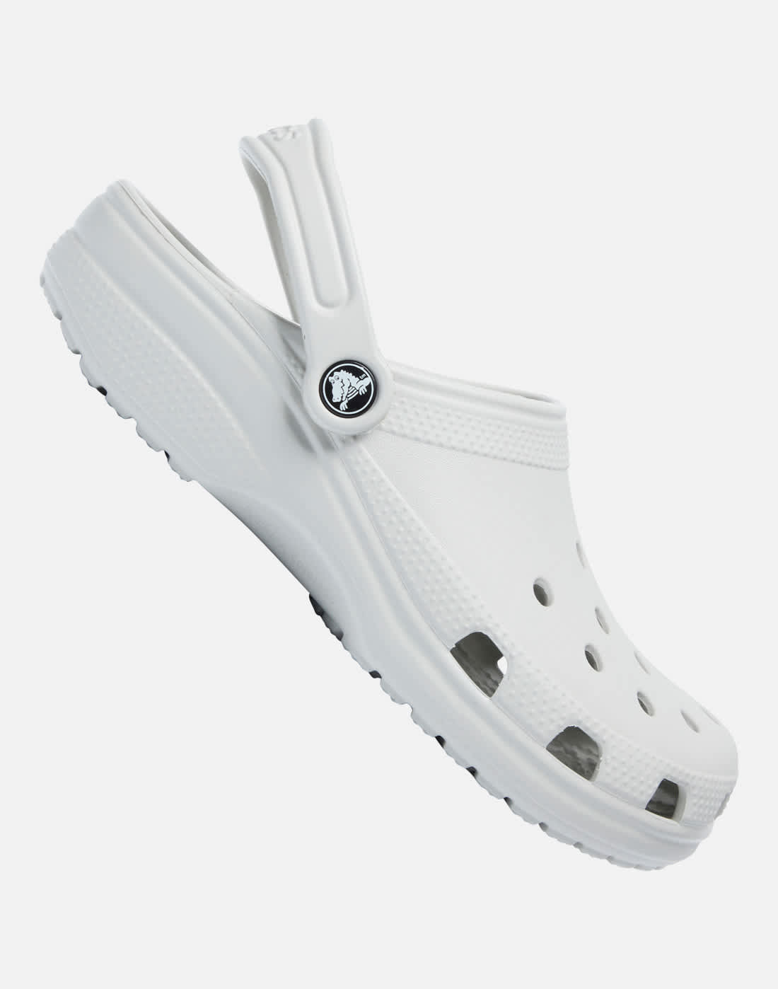 Crocs Adults Classic Clog Slides in Grey | Size 4