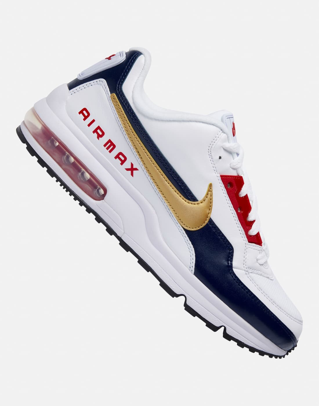 Men's Nike Air Max Ltd Trainers in White/Navy Blue | Size 6 | Rubber