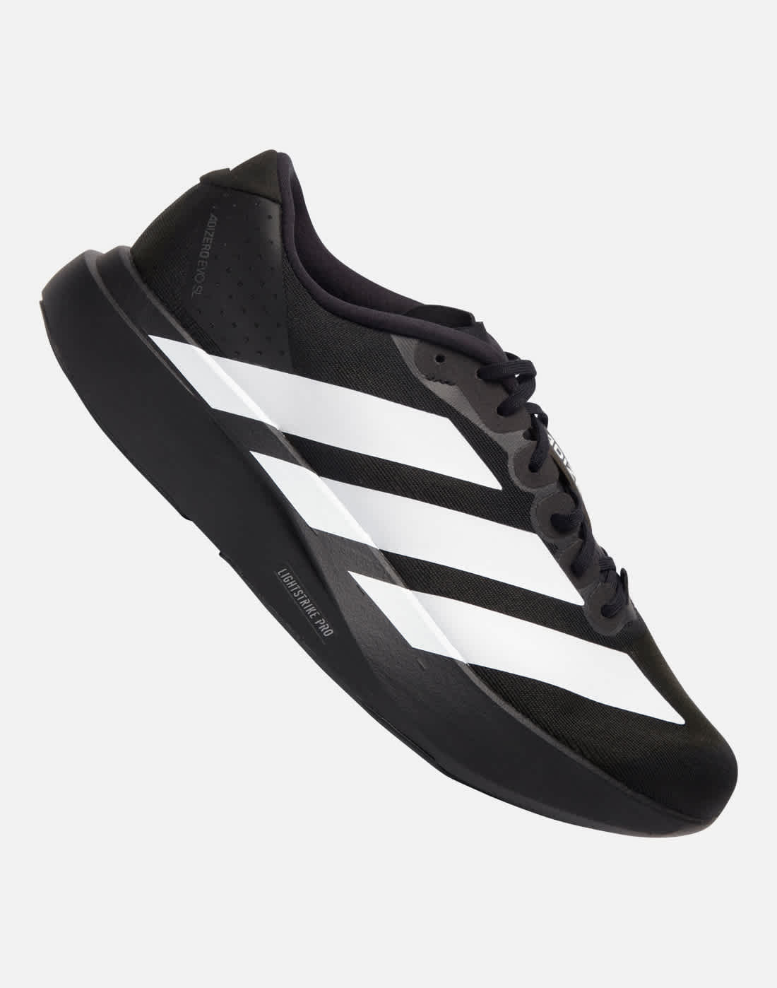 Men's adidas Adizero Evo Sl Running Shoes in Black | Size 8.5 | Rubber