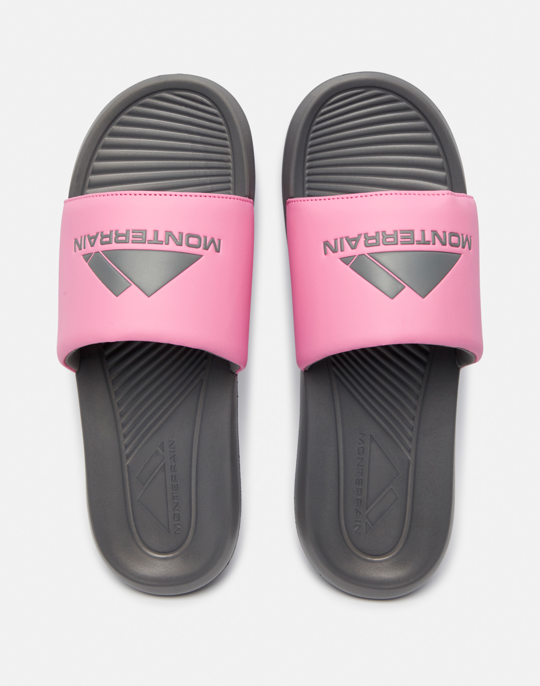 Men's Monterrain Fuji Slides in Grey | Size 11