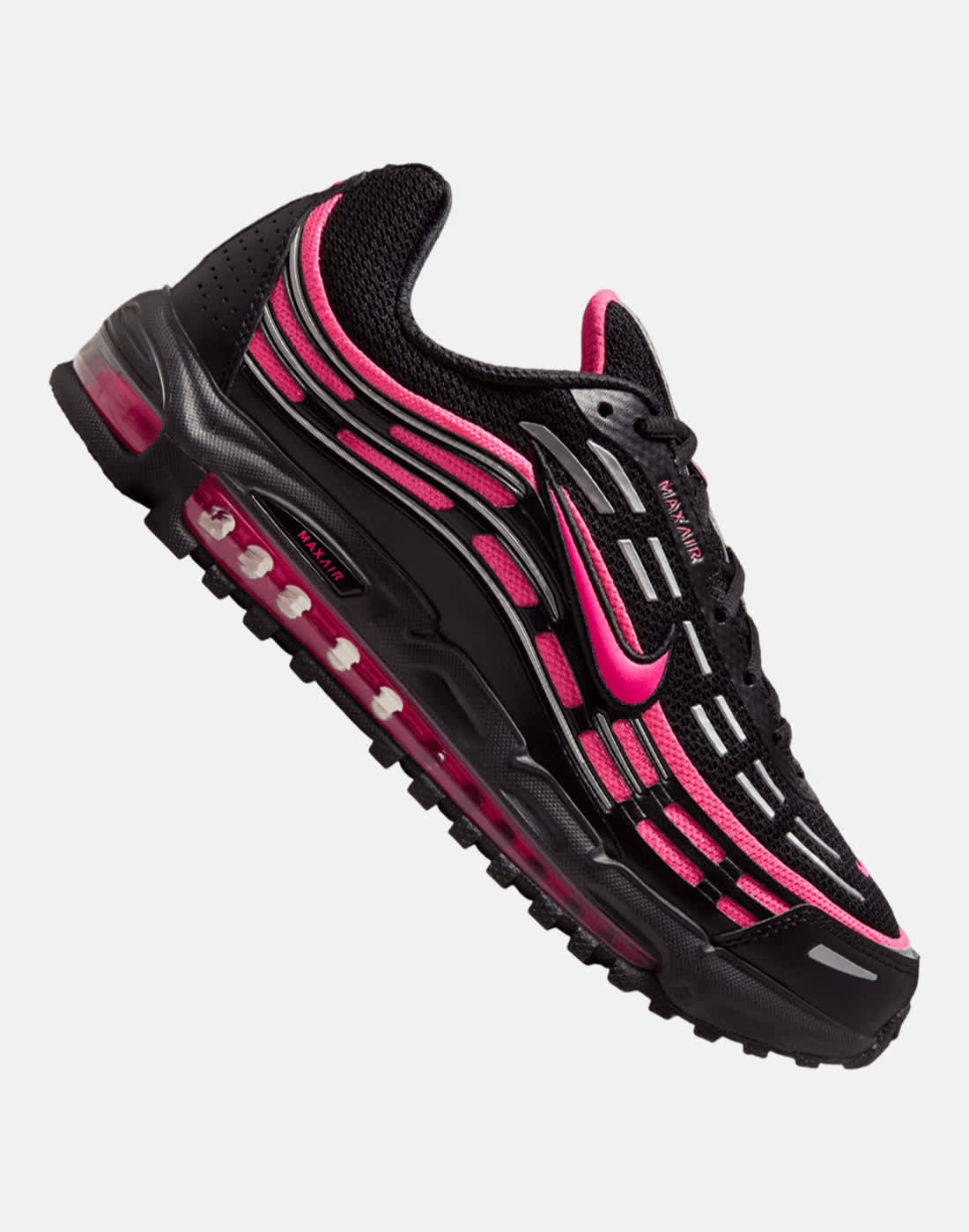 Men's Nike Air Max Tl 2.5 Trainers in Black/Pink | Size 9.5 | Rubber