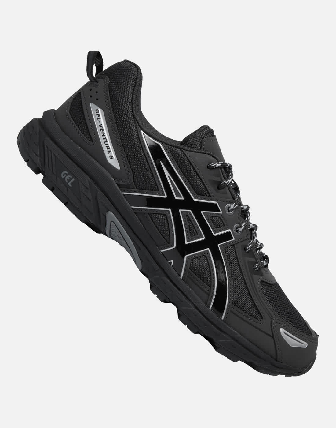 Men's Asics Gel Venture 6 Trainers in Grey/Silver