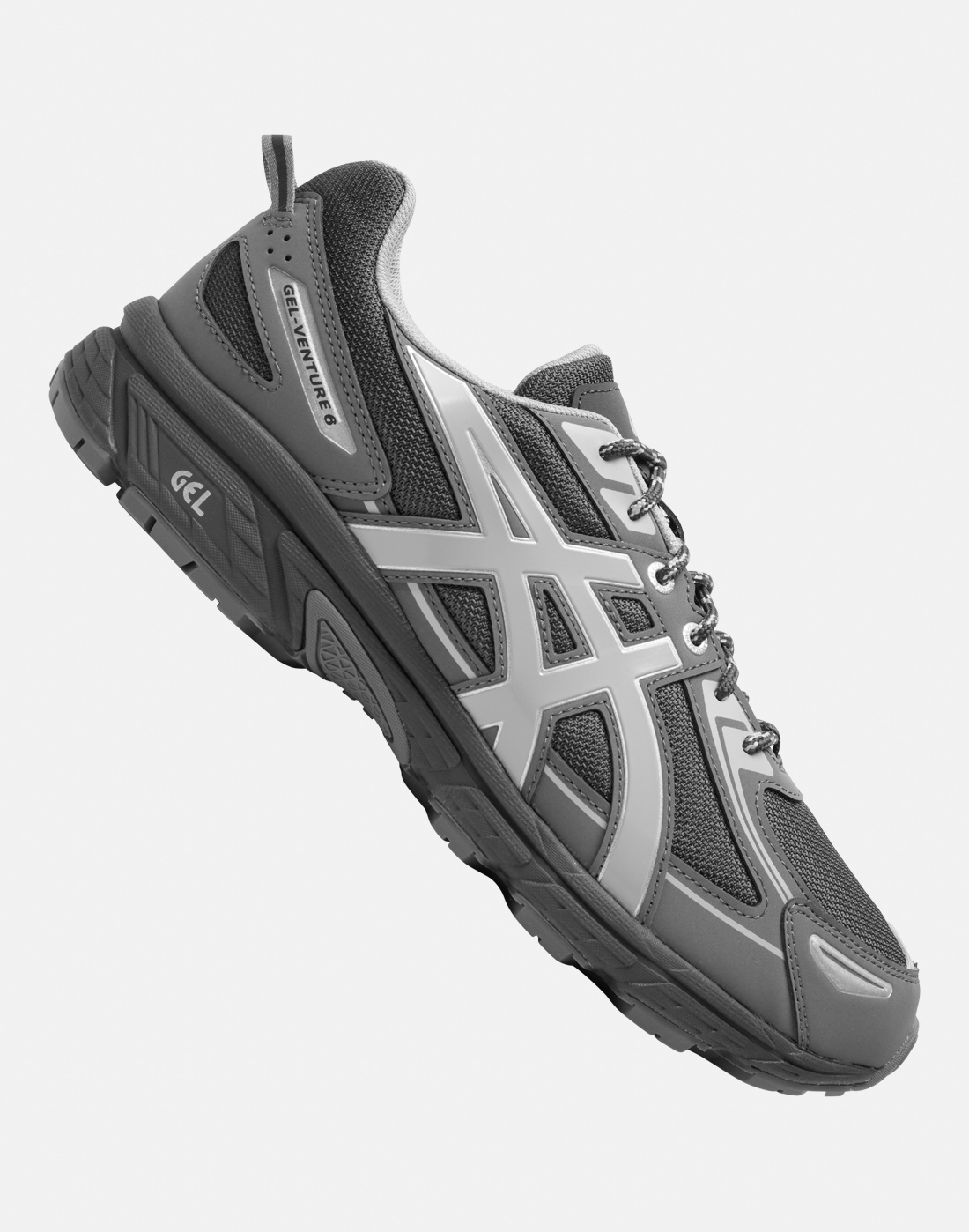 Men's Asics Gel Venture 6 Trainers in Grey | Size 7