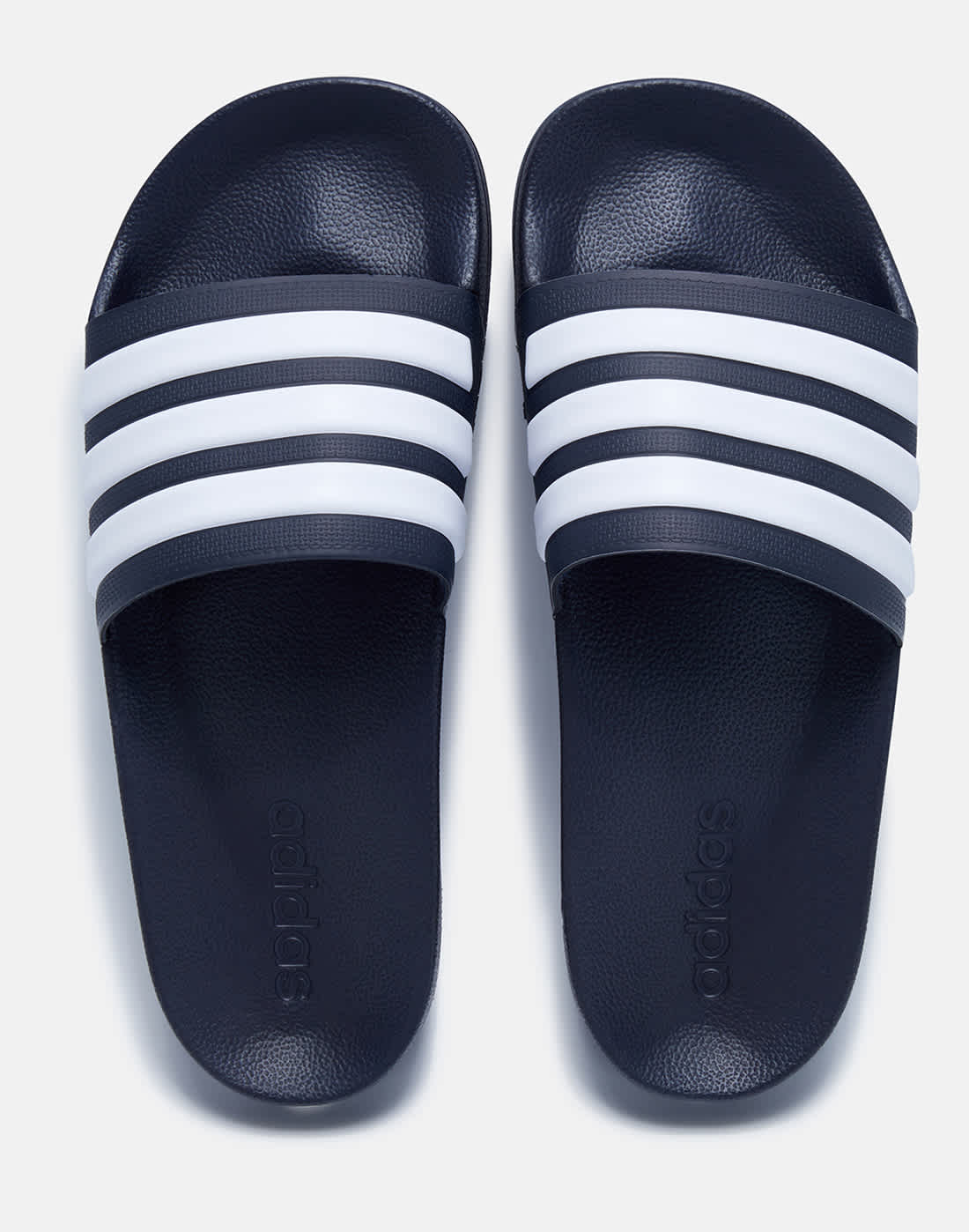 Men's Adidas Originals Adilette Shower Slides in Navy Blue