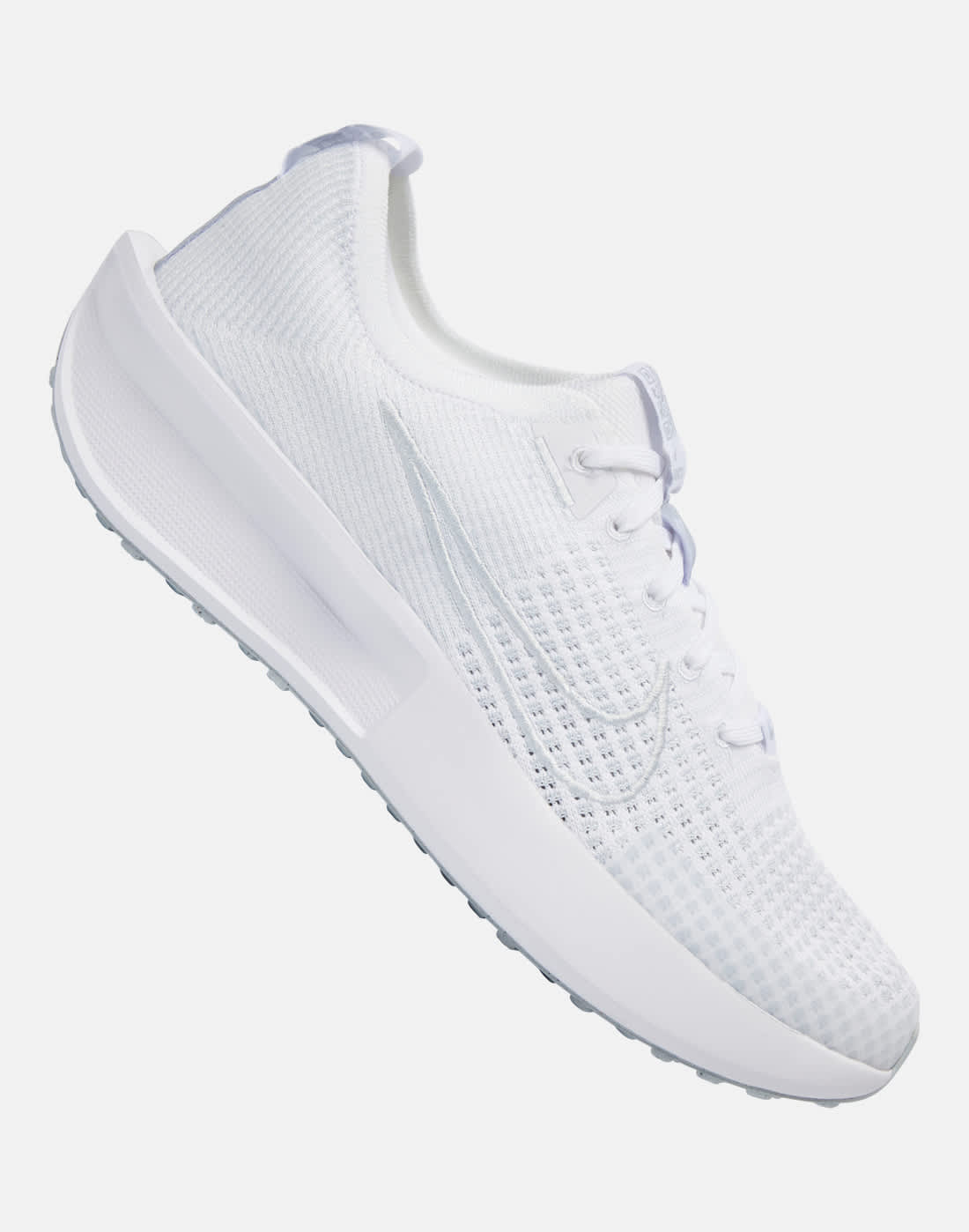 Men's Nike Interact Run Shoes in White/Grey | Size 8.5