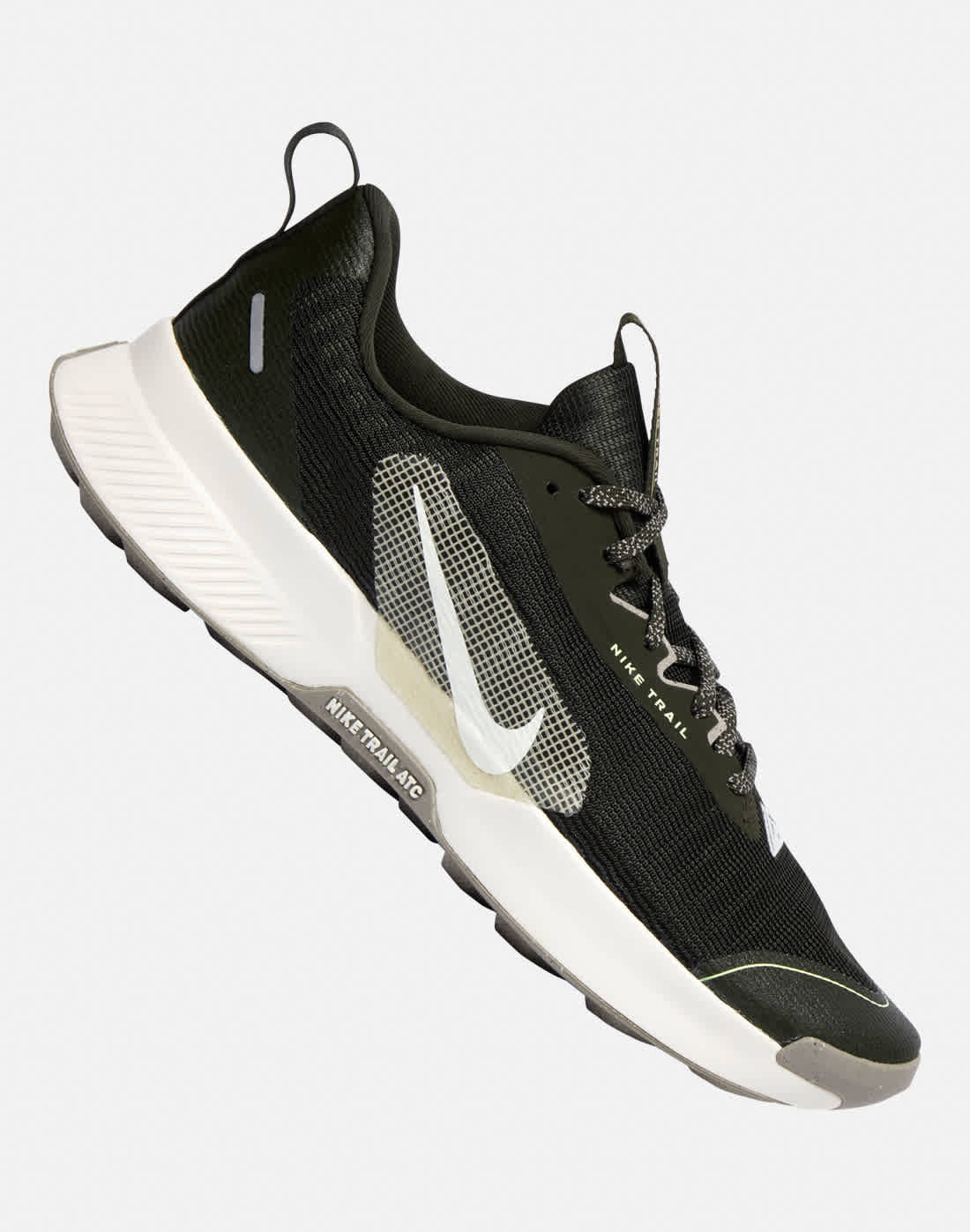 Men's Nike Juniper Trail 3 Shoes in Green/Grey | Size 7