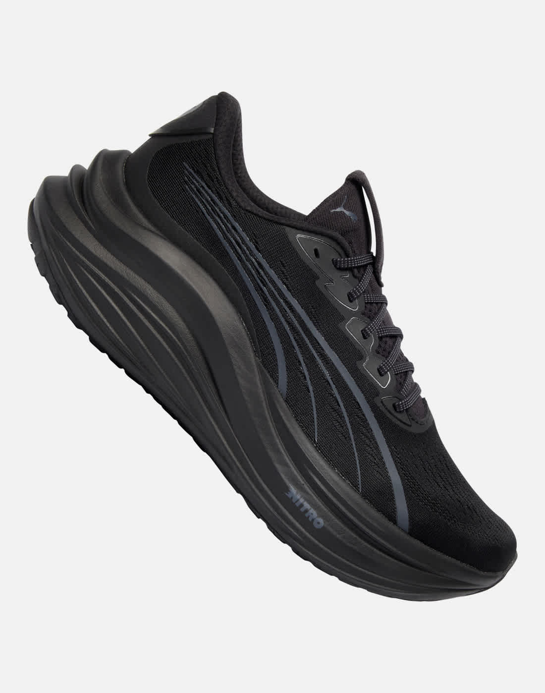 Men's Puma Magmax Nitro Running Shoes in Black | Size 7.5 | Rubber