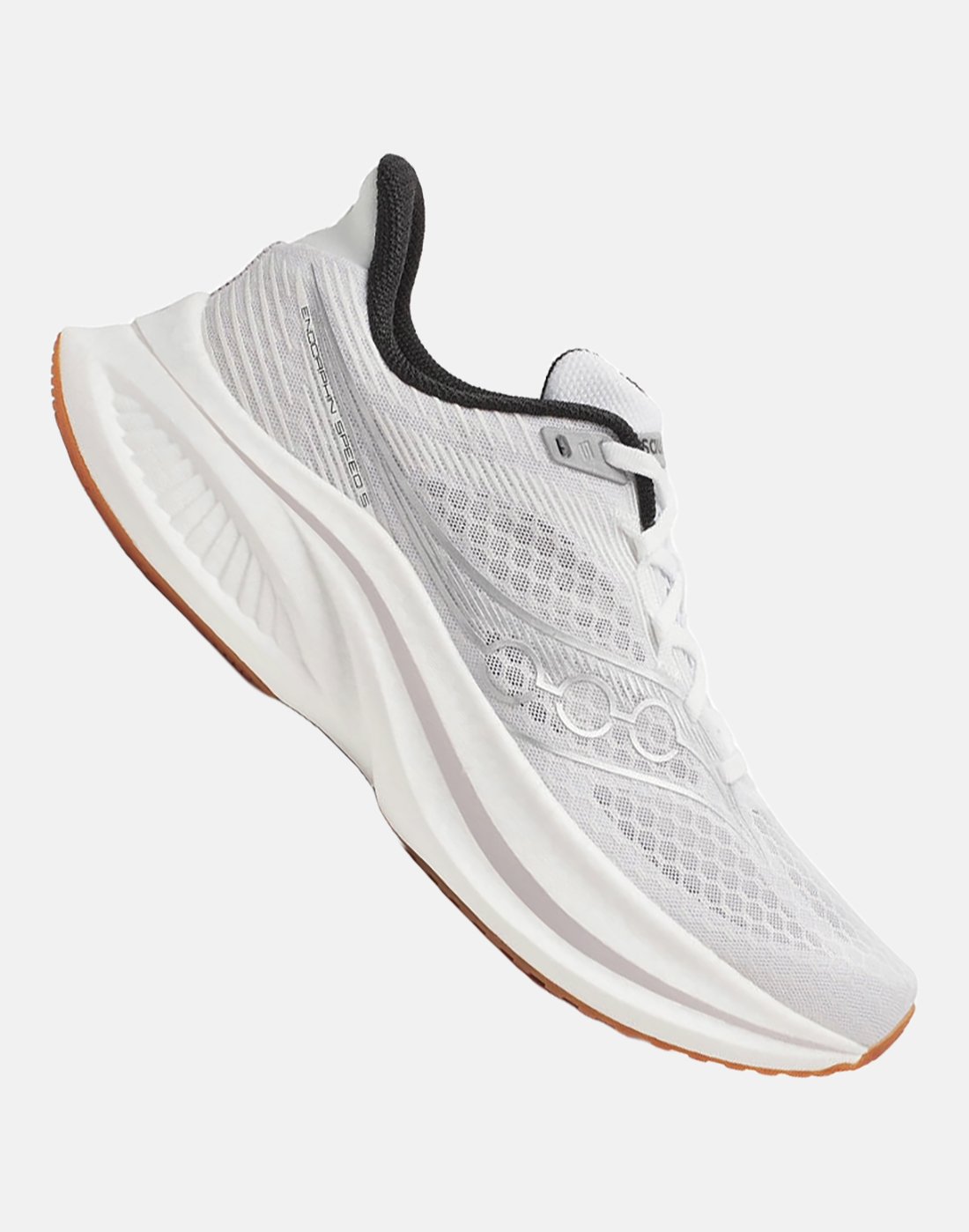 Men's Saucony Endorphin Speed 5 Running Shoes in White | Size 9 | Nylon