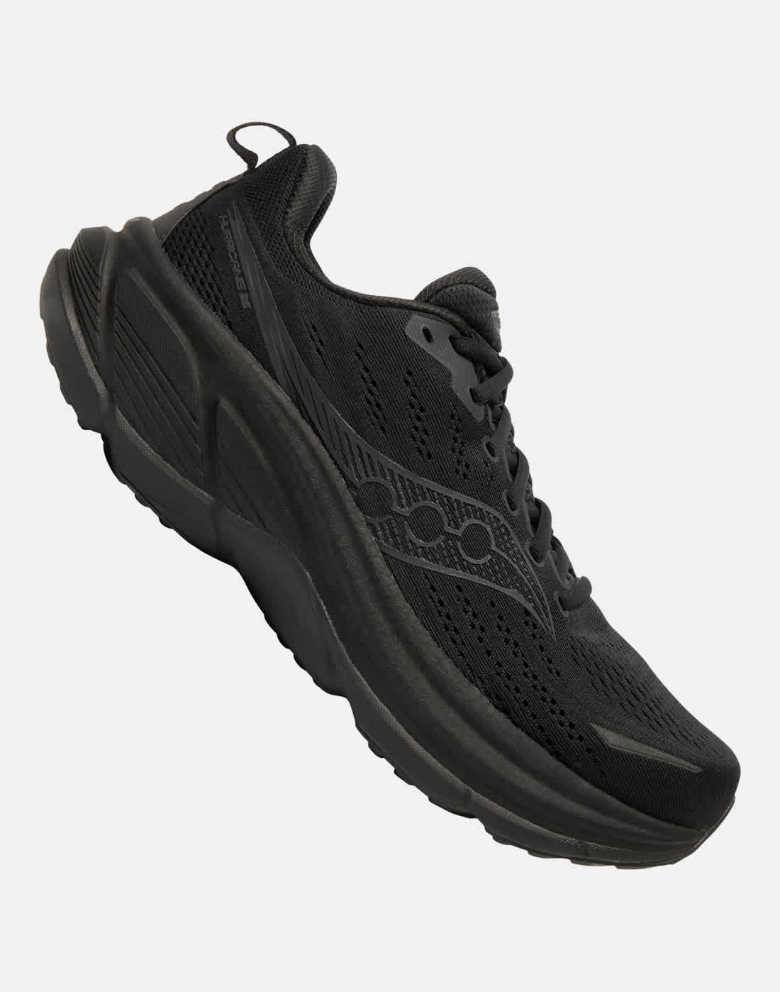 Men's Saucony Hurricane 25 Running Shoes in Black | Size 10 | Rubber