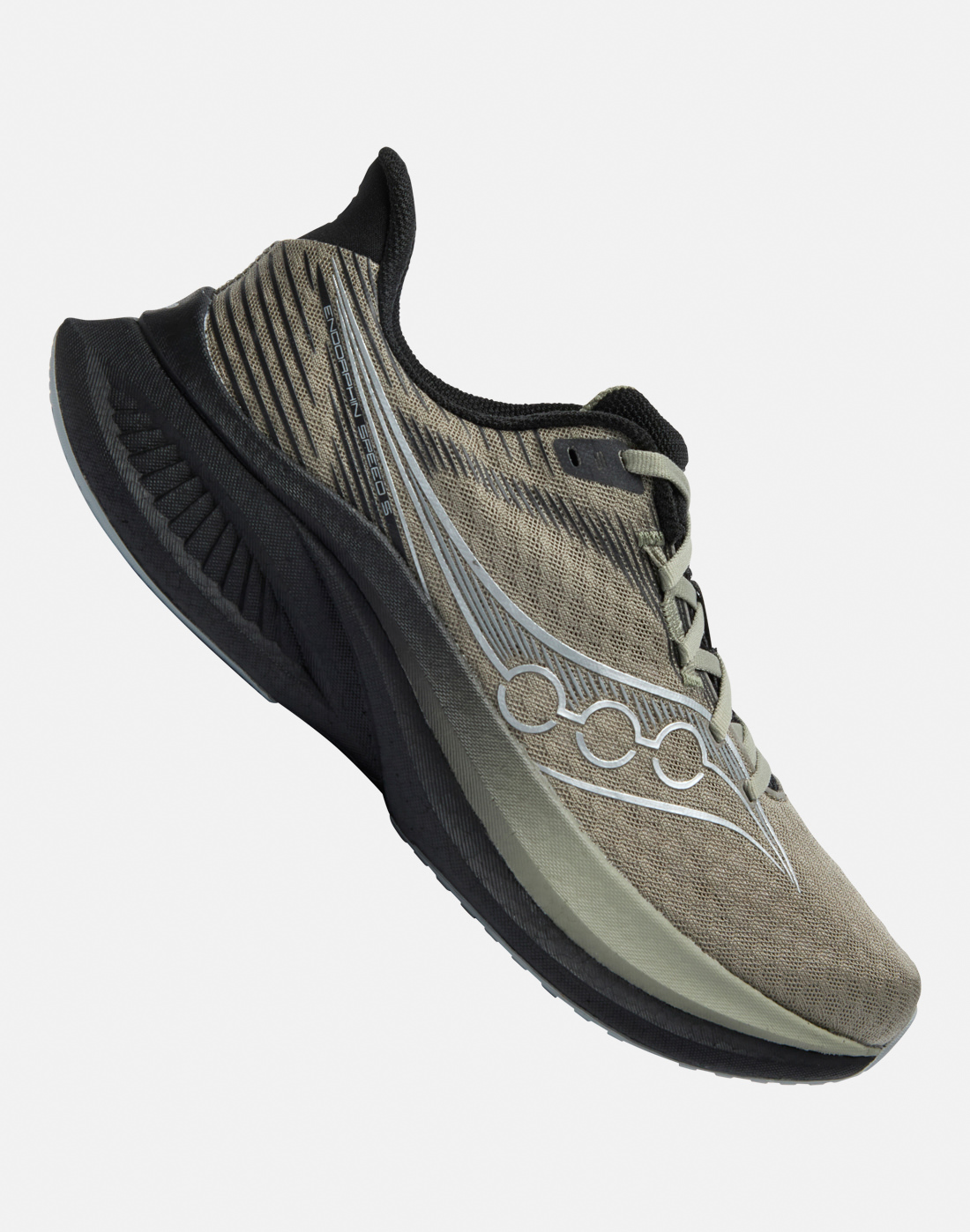 Men's Saucony Endorphin Speed 5 Running Shoes in Green/Black | Size 7 | Nylon