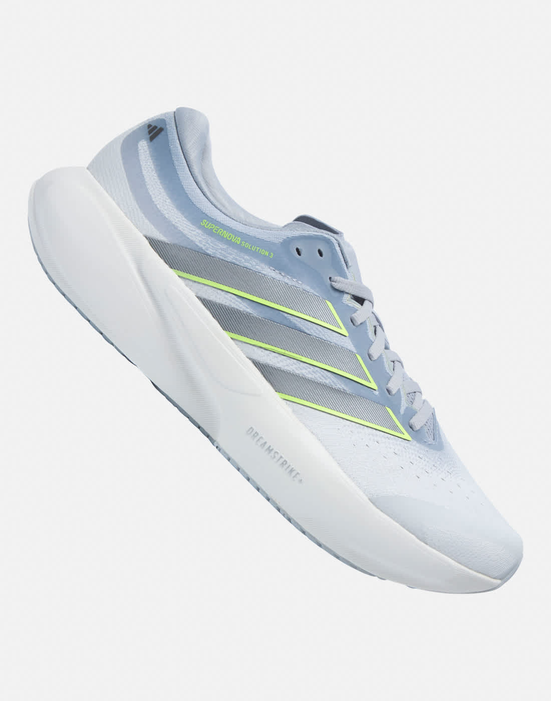 Men's adidas Supernova Solution 3 Running Shoes in Grey | Size 11 | Rubber