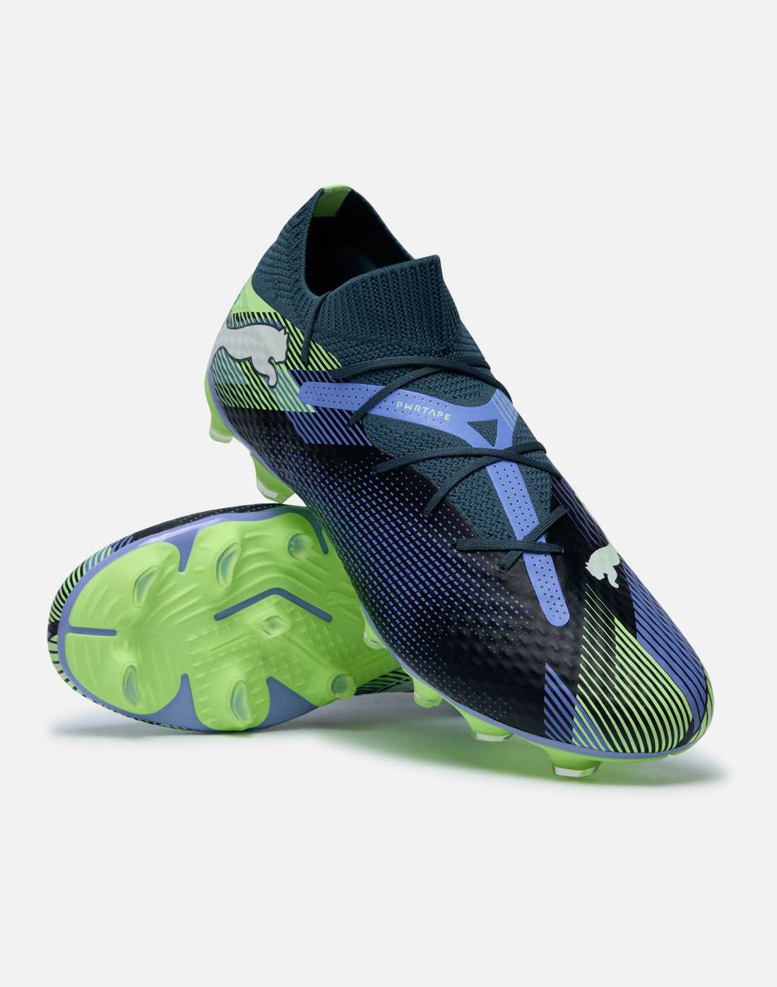 Puma Football Boots in Grey/White for Adults Future Pro Firm Ground Wh