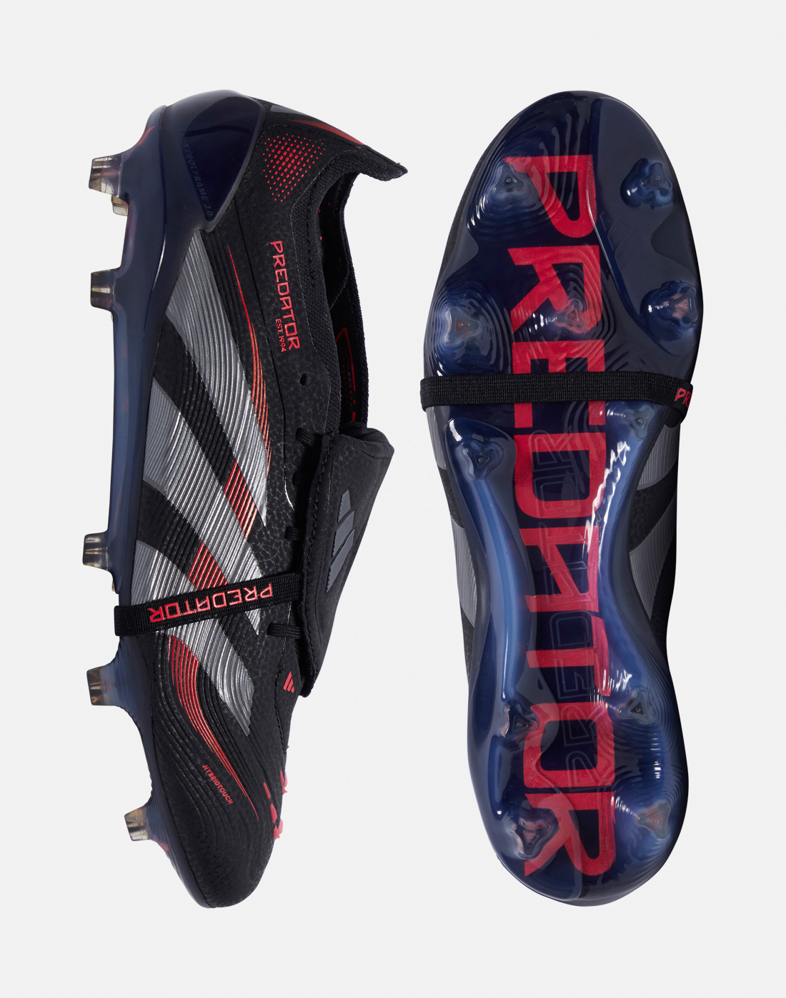 adidas Football Boots in Black for Adults Predator Elite Ft Firm Ground | Size 6