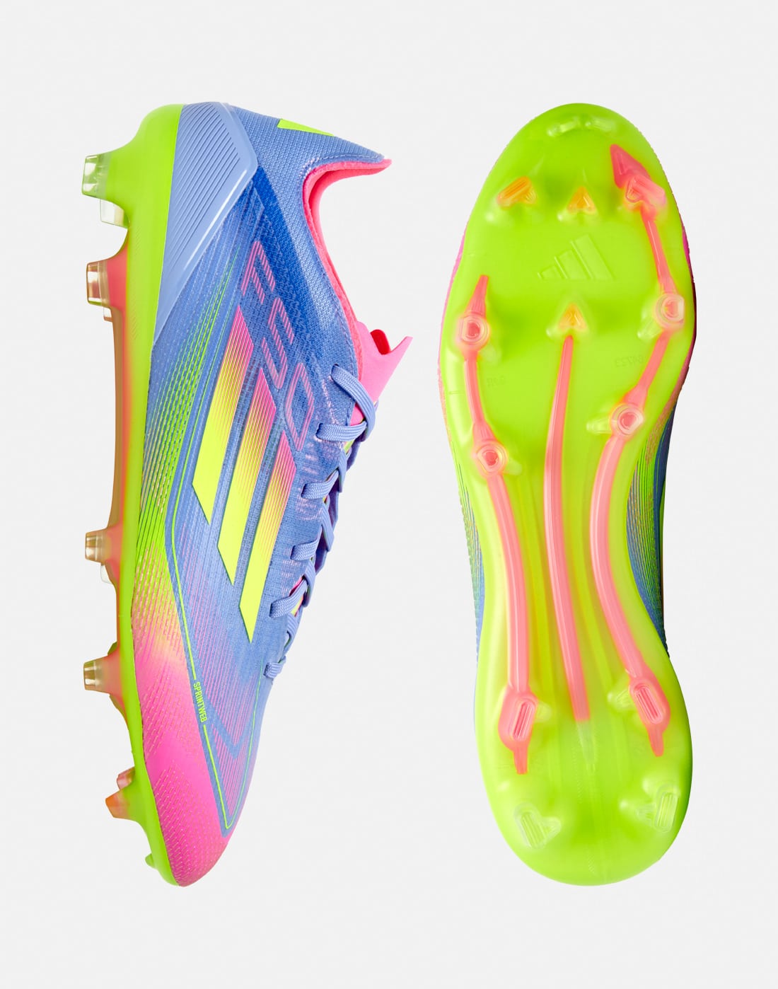 adidas Football Boots in Navy Blue/Pink for Adults F50 Pro Firm Ground | Size 9