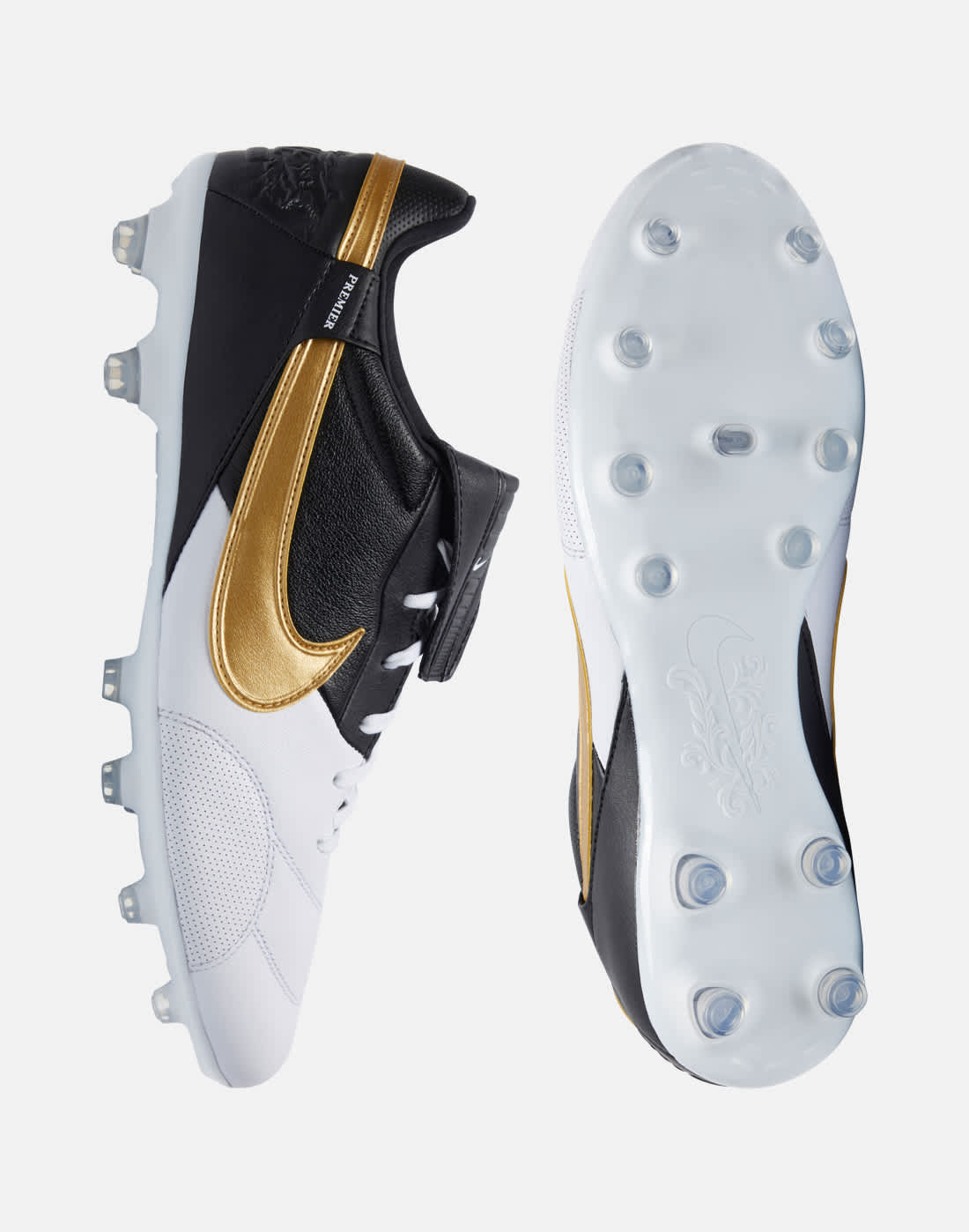 Nike Football Boots in White/Black for Adults Premier Firm Ground | Size 12