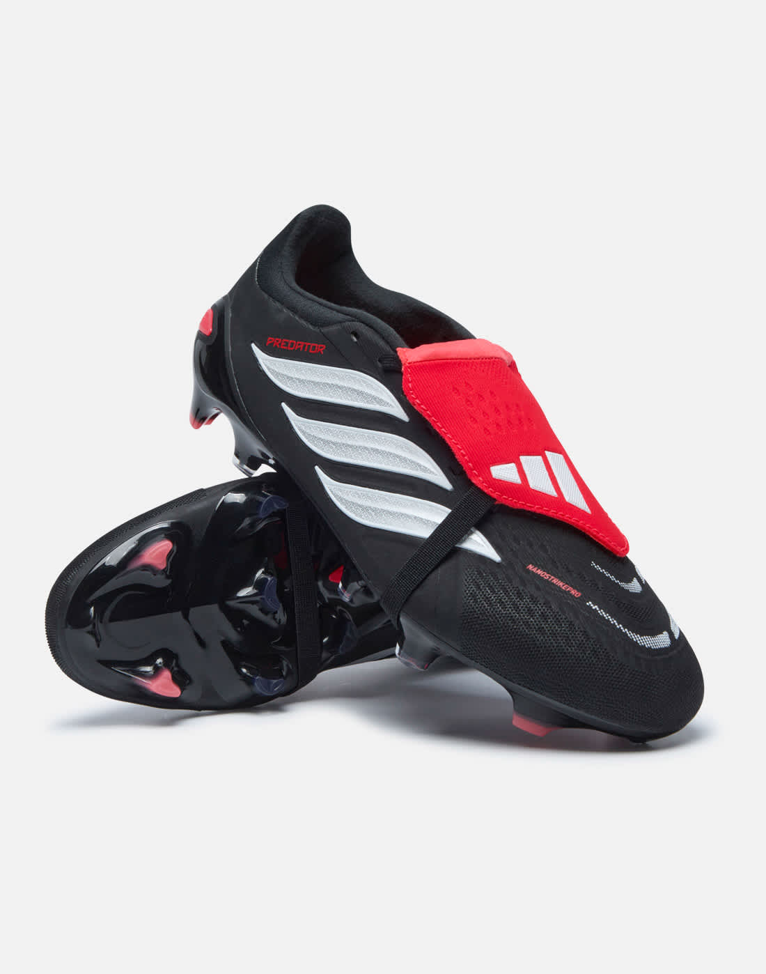 adidas Football Boots in Black for Adults Predator Pro Ft Firm Ground | Size 10.5 | Rubber