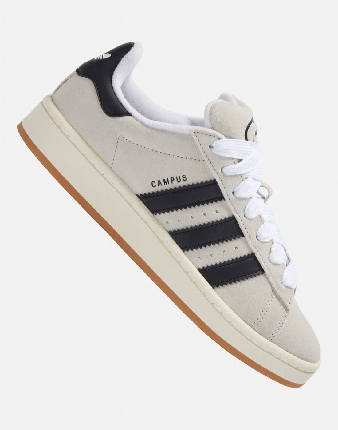 Women's Adidas Originals Campus 00S Trainers in Black/White/Gum Rubber
