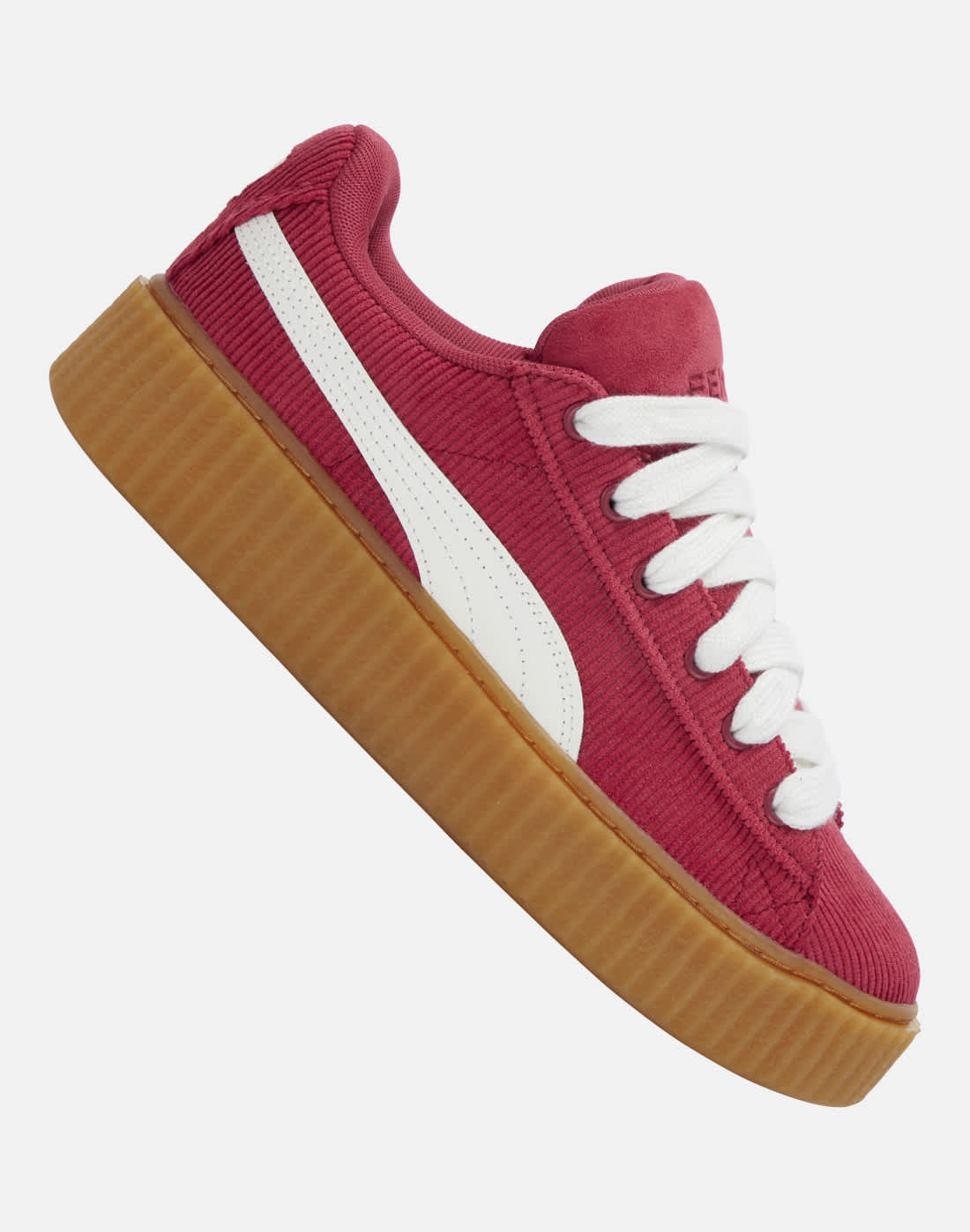 Women's Puma Creeper Phatty Trainers in Red/White | Size 4