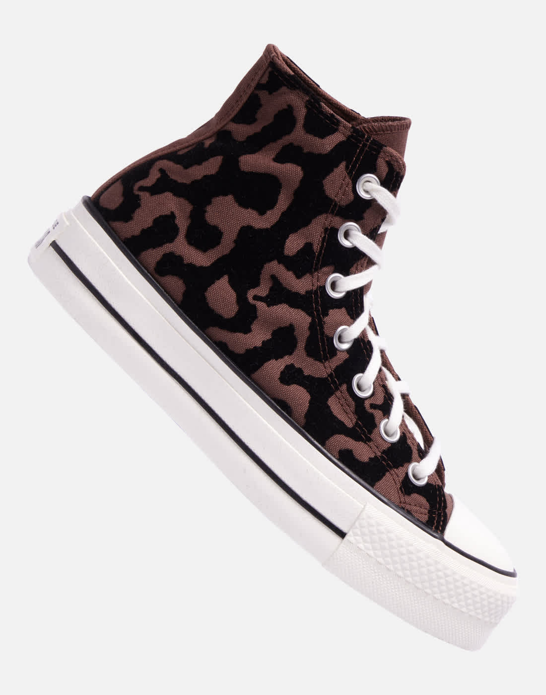 Women's Converse All Star Lift Trainers in Brown/Black | Size 6 | Canvas