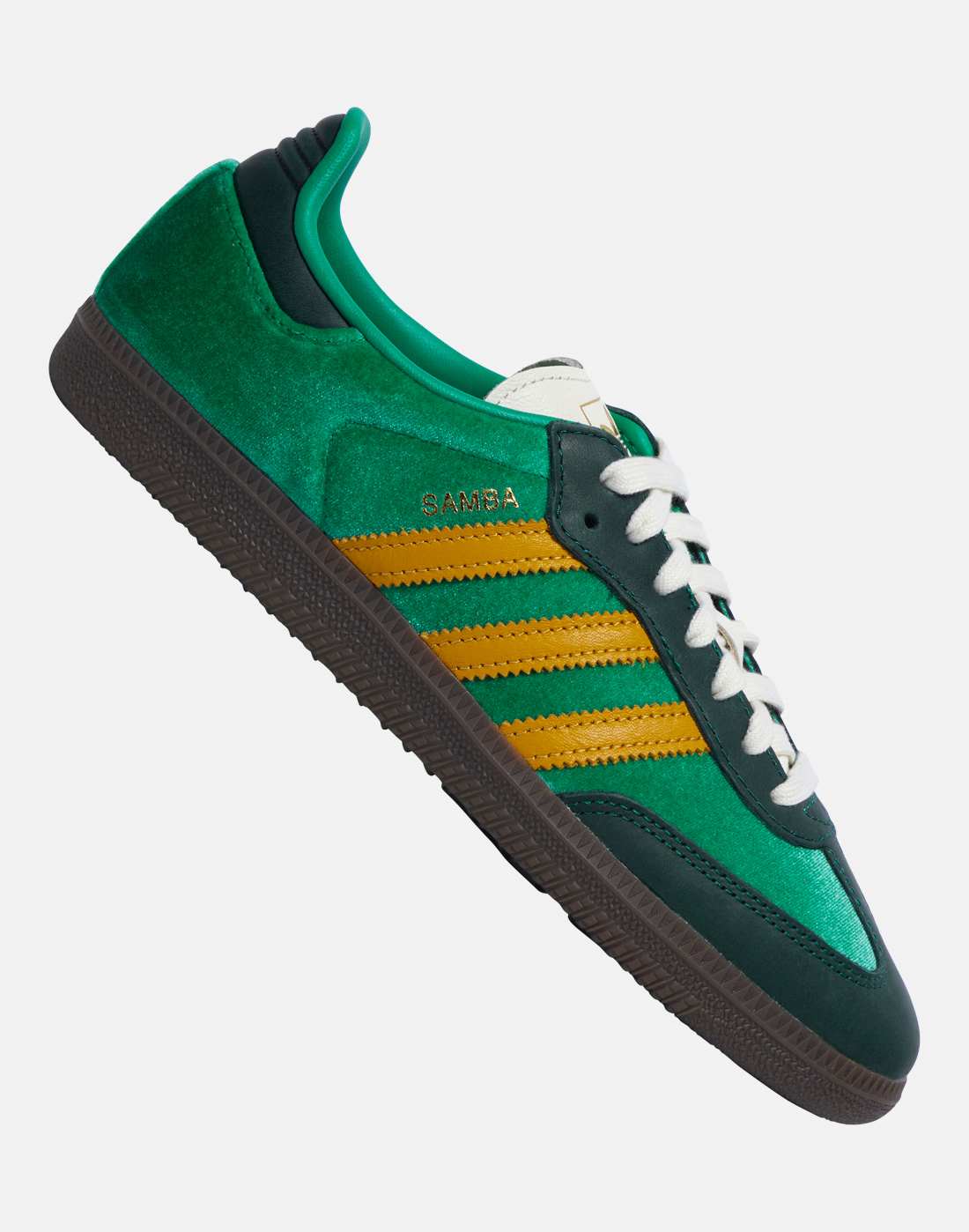 Women's Adidas Originals Samba Og Trainers in Green | Size 7 | Rubber