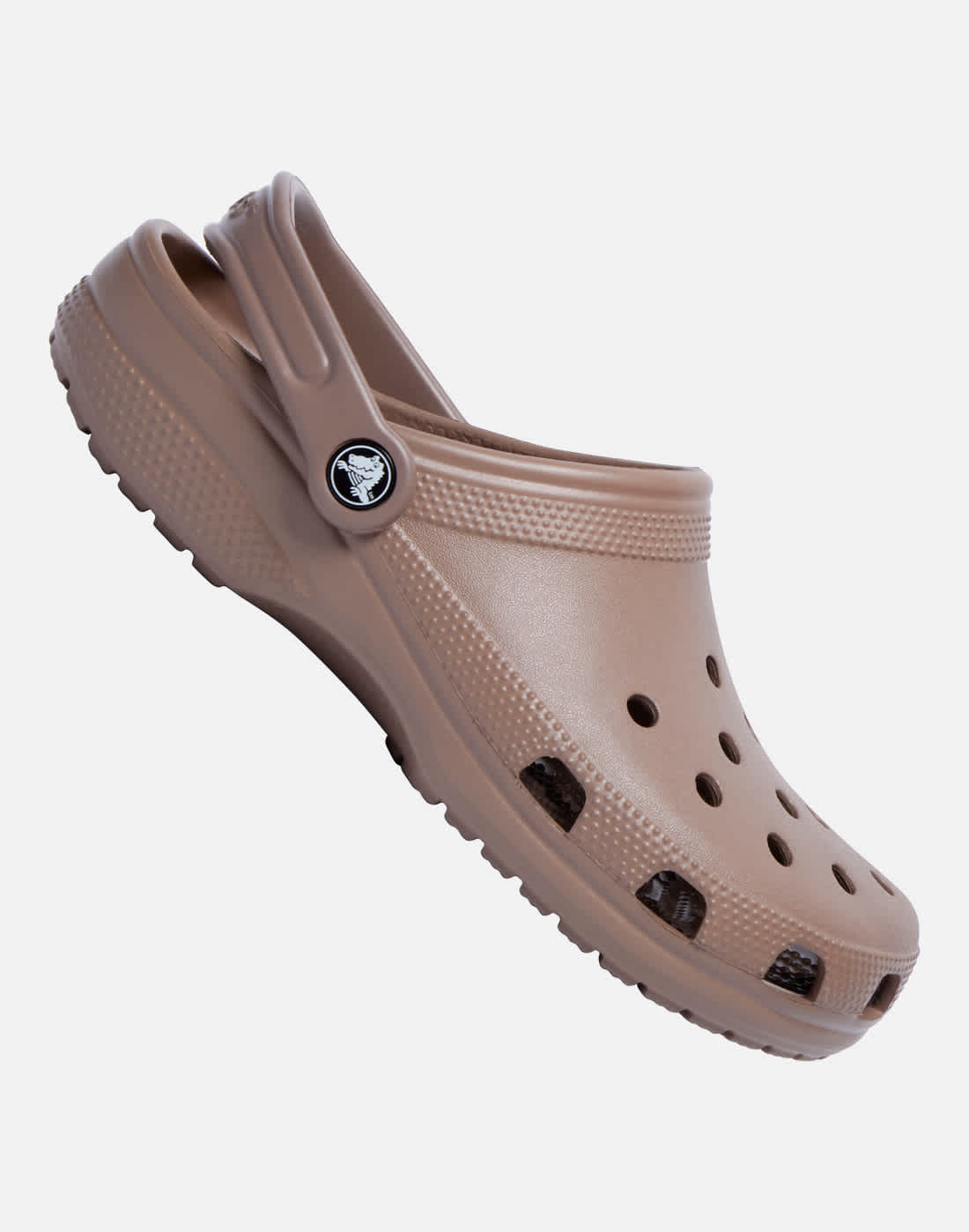 Women's Crocs Classic Clog Slides in Brown | Size 7