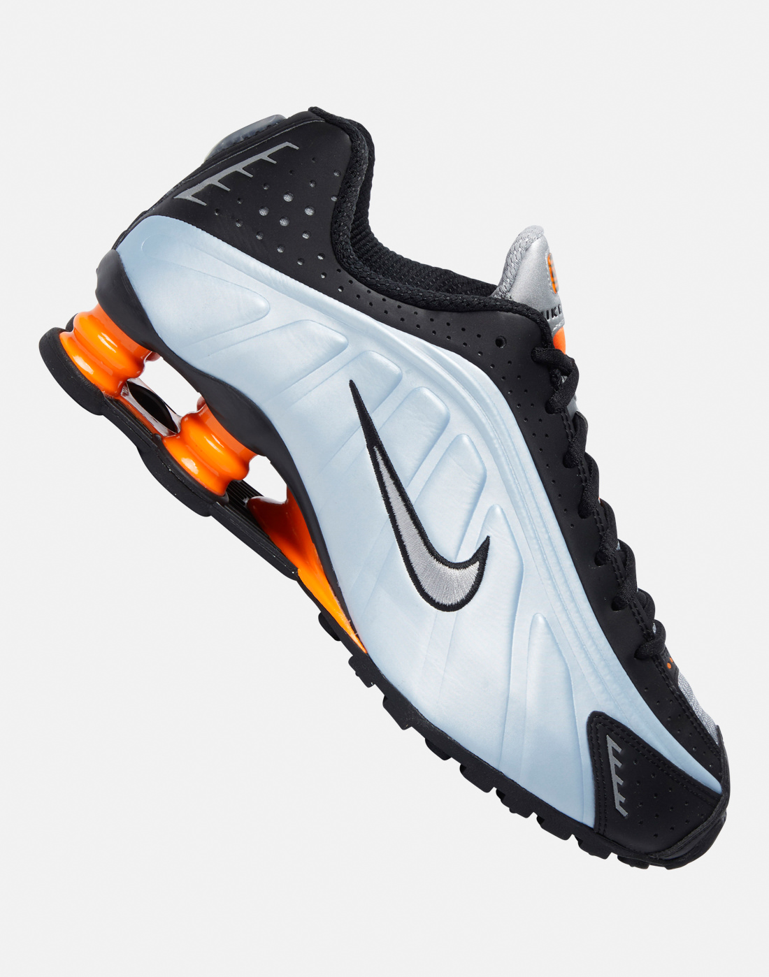 Women's Nike Shox R4 Trainers in Black/Blue | Size 5
