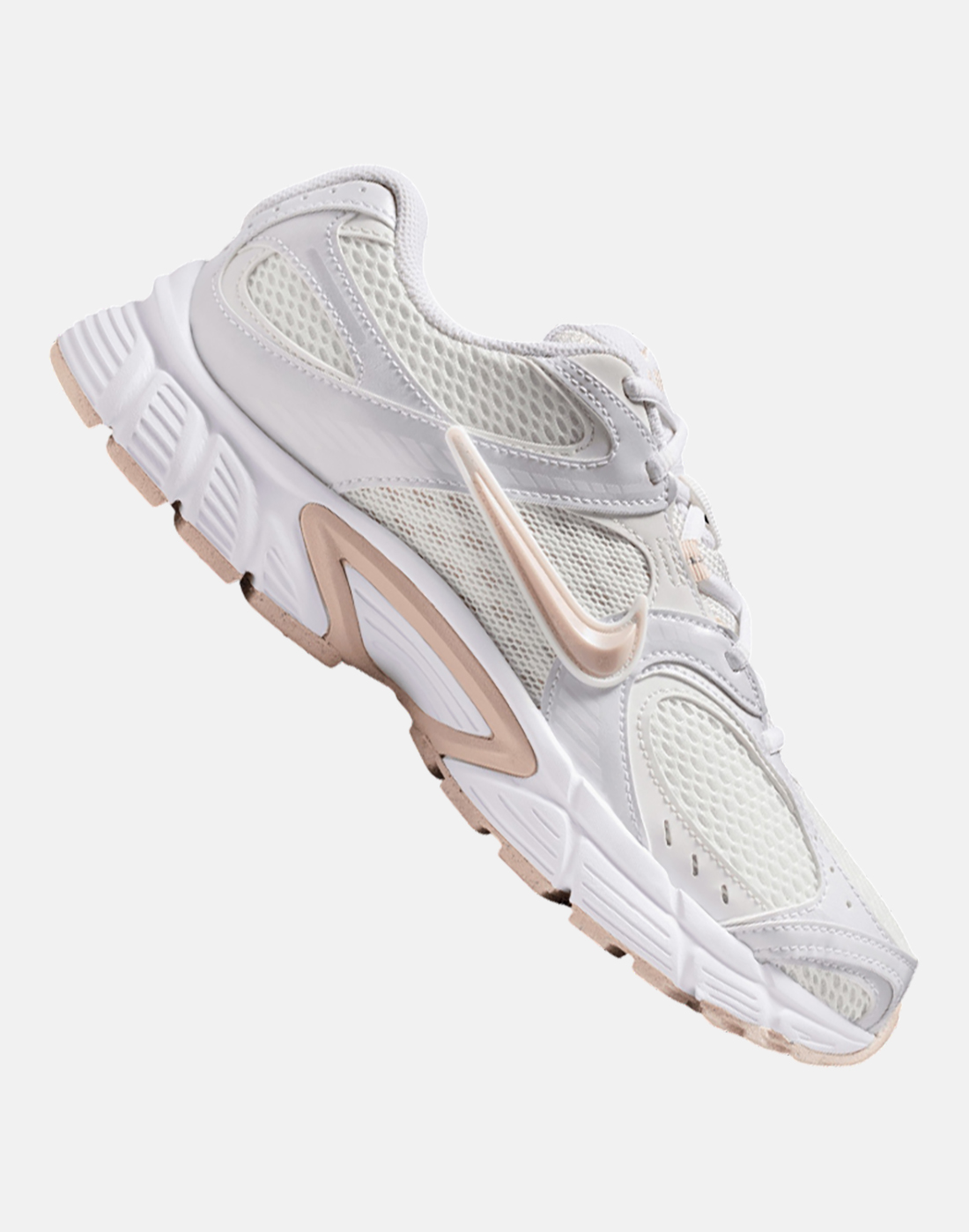 Women's Nike V5 Rnr Trainers in White/Red | Rubber