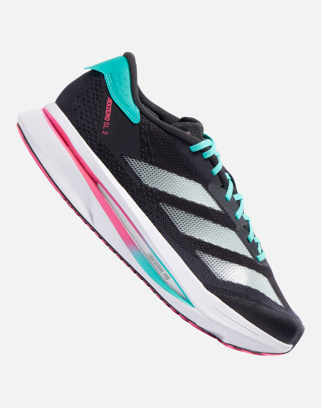 Women's adidas Adizero Sl 2 Running Shoes in Black | Size 7 | Rubber