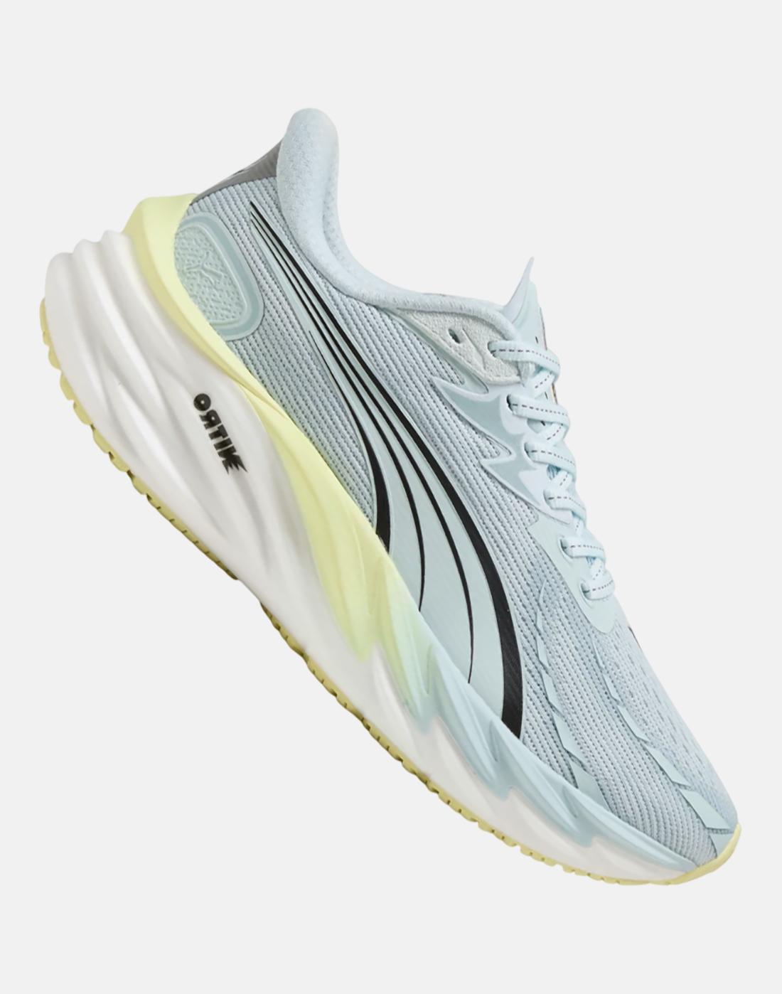 Women's Puma Velocity Nitro 4 Running Shoes in Green/Gold | Size 4.5 | Rubber