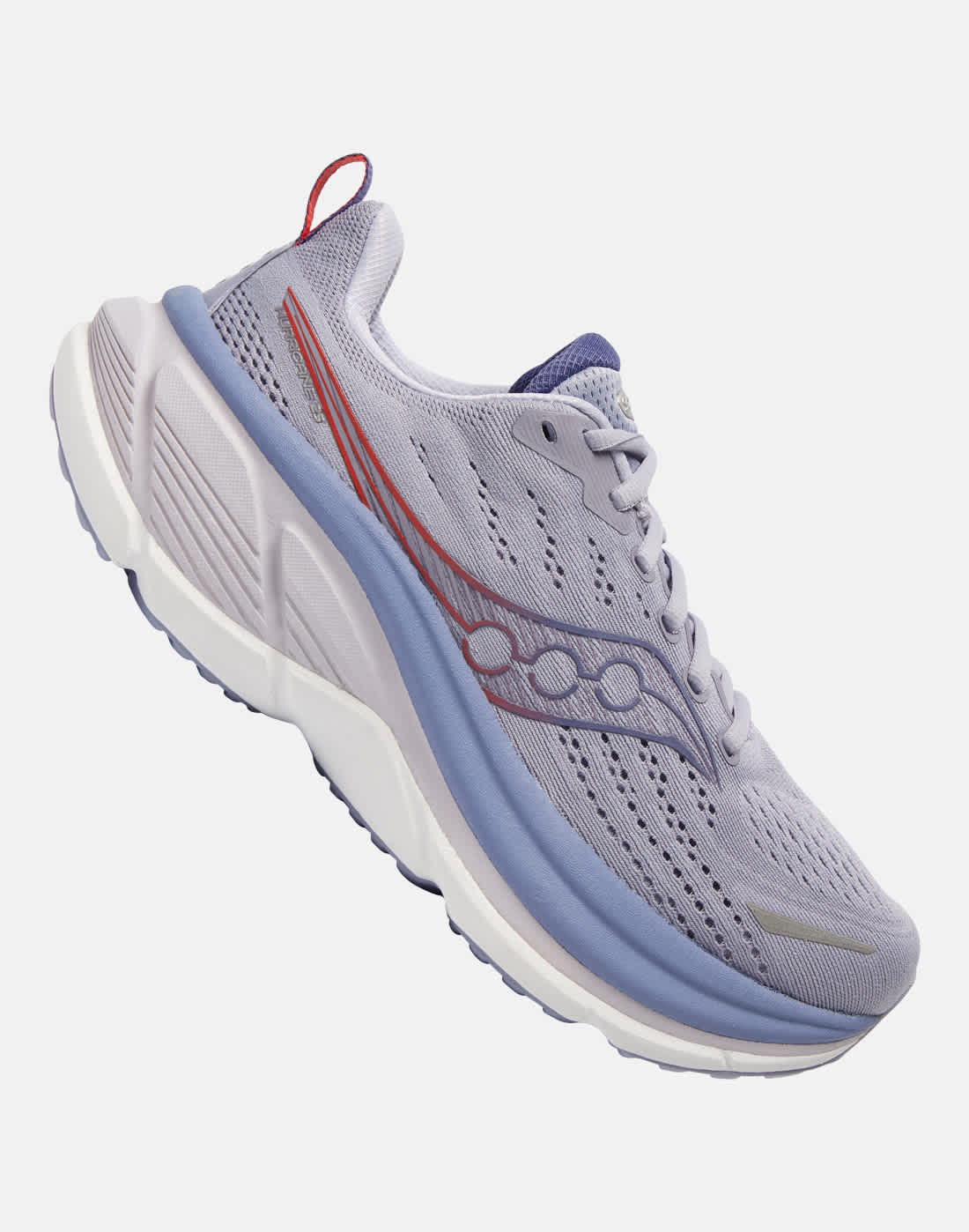 Women's Saucony Hurricane 25 Running Shoes in Purple/White | Rubber