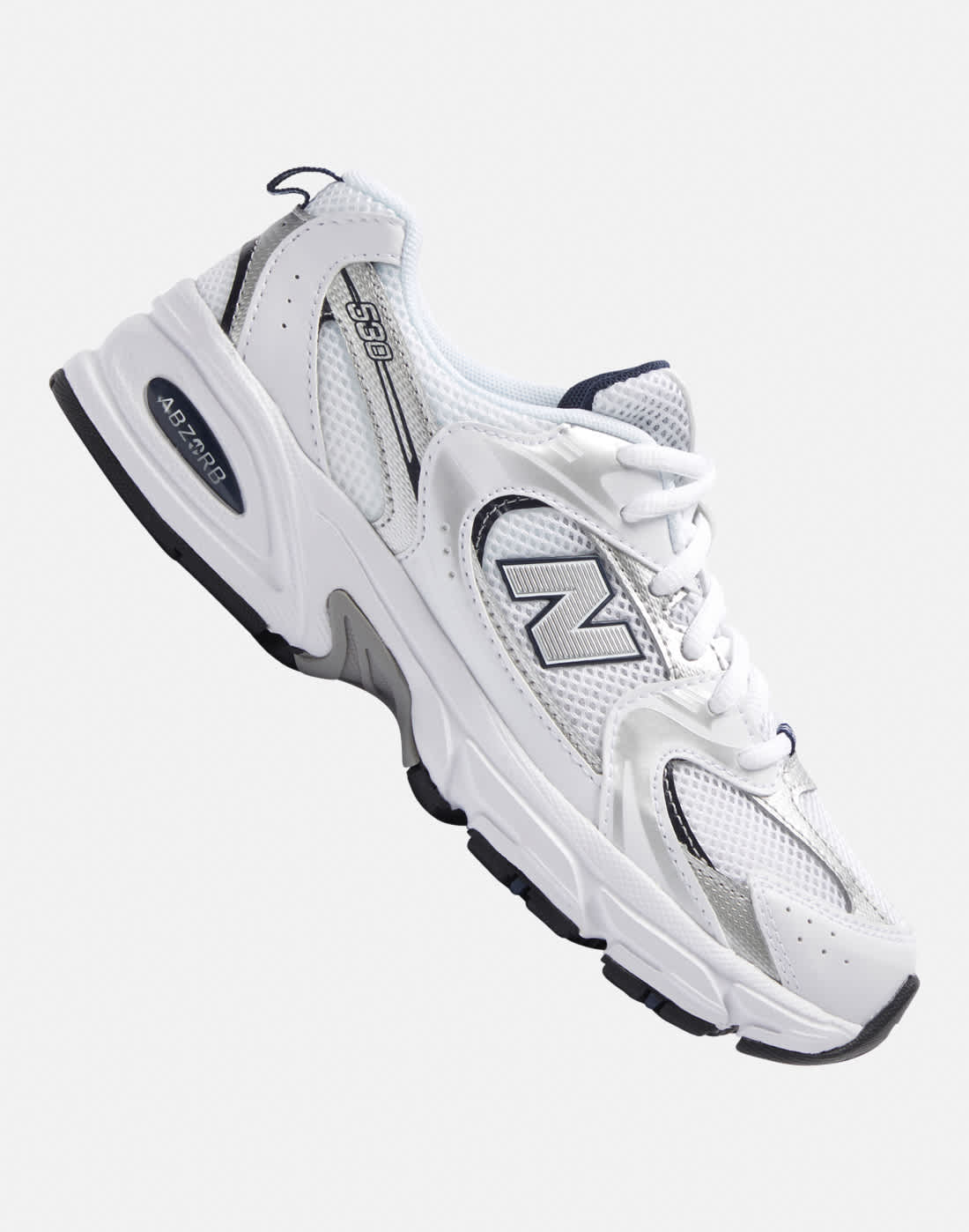 New Balance Older Kids 530 Trainers in White/Black
