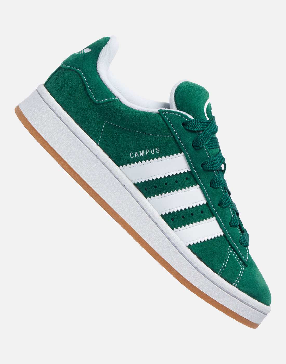 Adidas Originals Older Kids Campus 00S Trainers in Green/White | Size 4 | Rubber