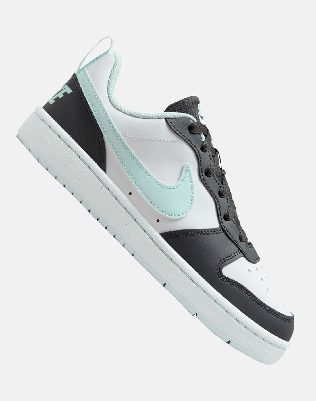 Nike Older Kids Court Borough Low Recraft Trainers in Blue/White | Size 3