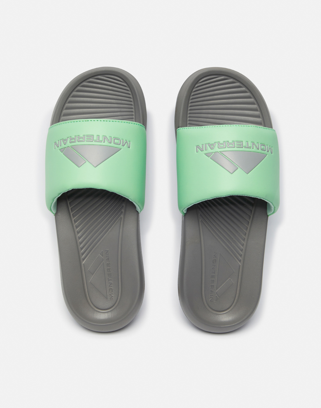 Monterrain Older Kids Fuji Slides in Green | Size 4