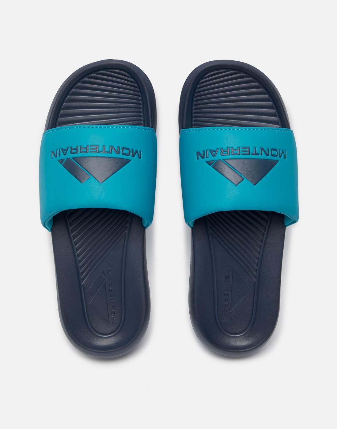 Monterrain Older Kids Fuji Slides in Blue | Size 4