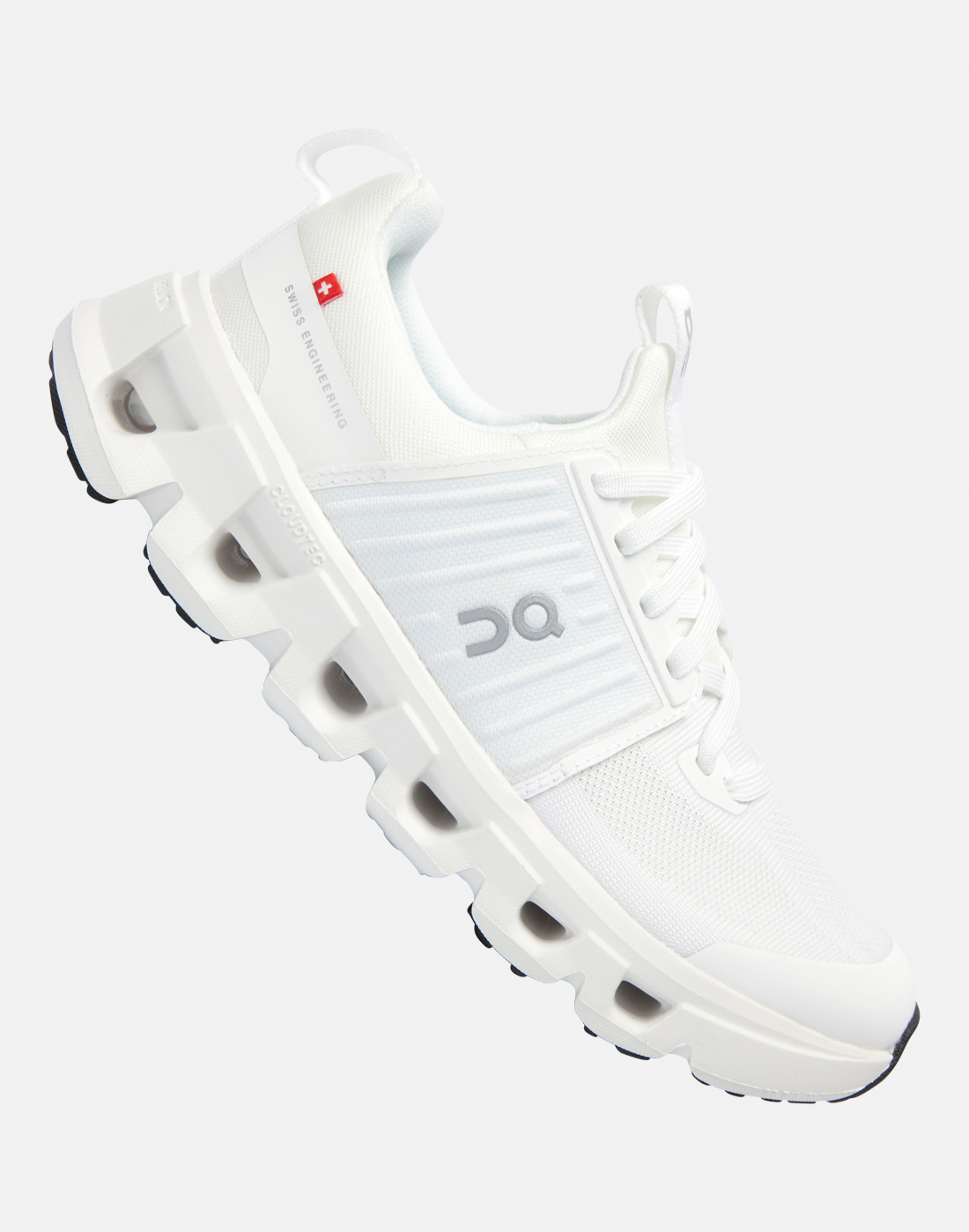 On Older Kids Cloudswift Running Shoes in White | Rubber