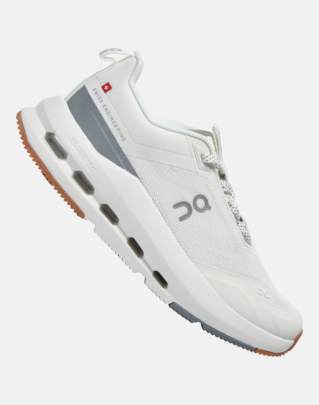 On Older Kids Cloudnova Running Shoes in Cream | Size 5