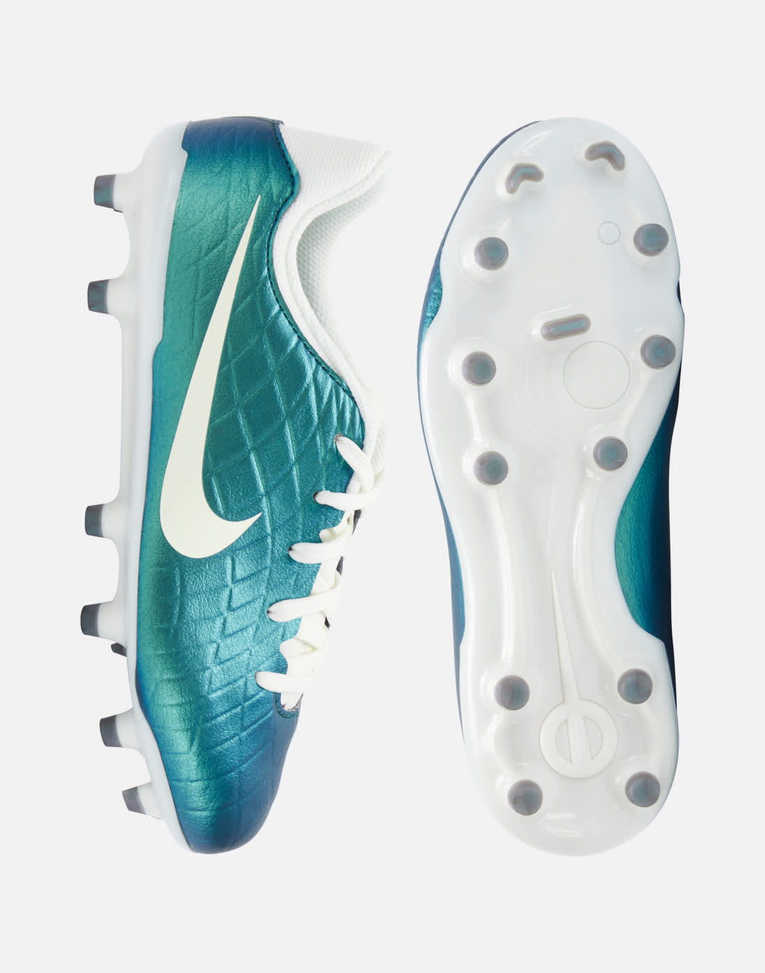 Nike Football Boots in Green for Kids Tiempo Legend 10 Academy Firm Ground