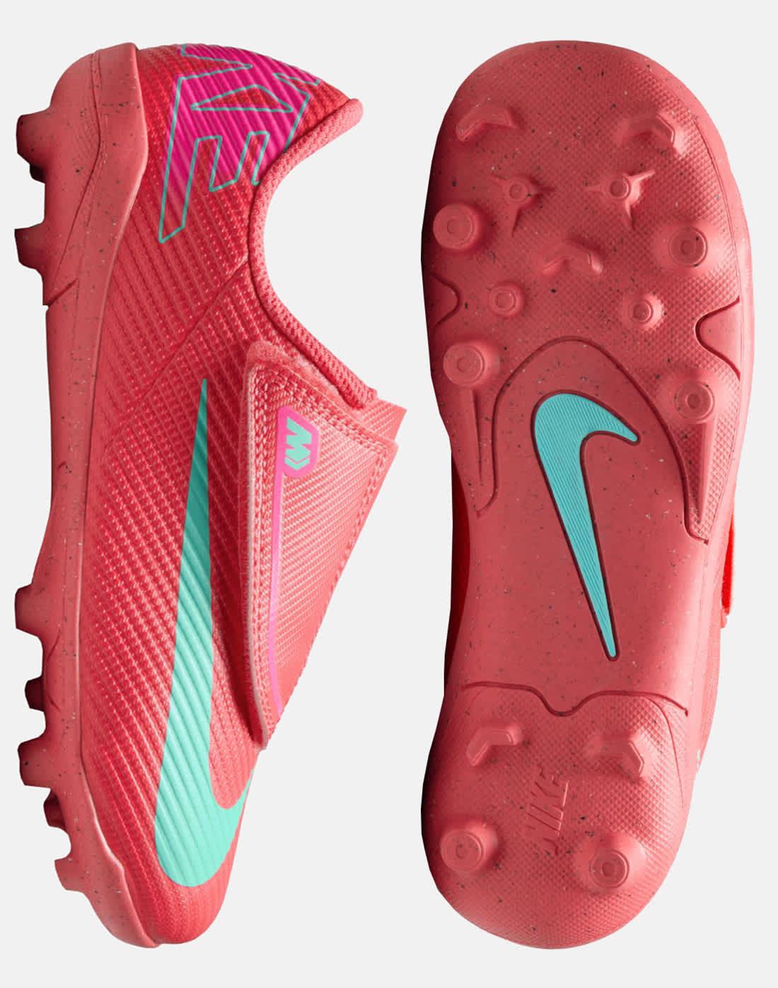 Nike Football Boots in Red for Kids Pre School Mercurial Zoom 16 Firm Ground | Size 13 | Rubber
