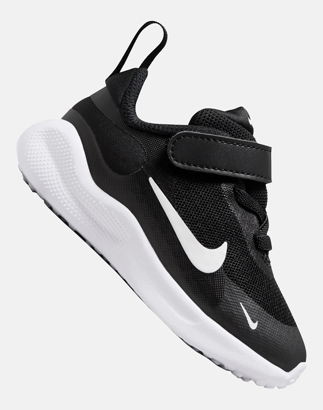 Nike Infant Revolution 7 Wh Running Shoes in Black/White