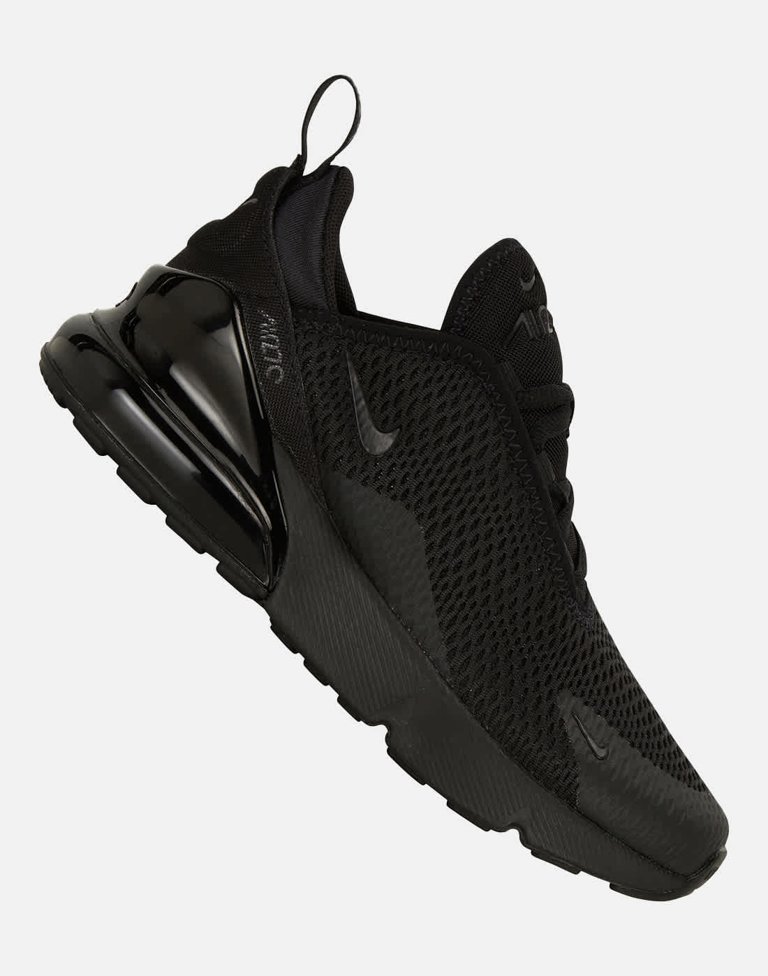 Nike Younger Kids Air Max 270 Trainers in Black | Size 1 | Rubber
