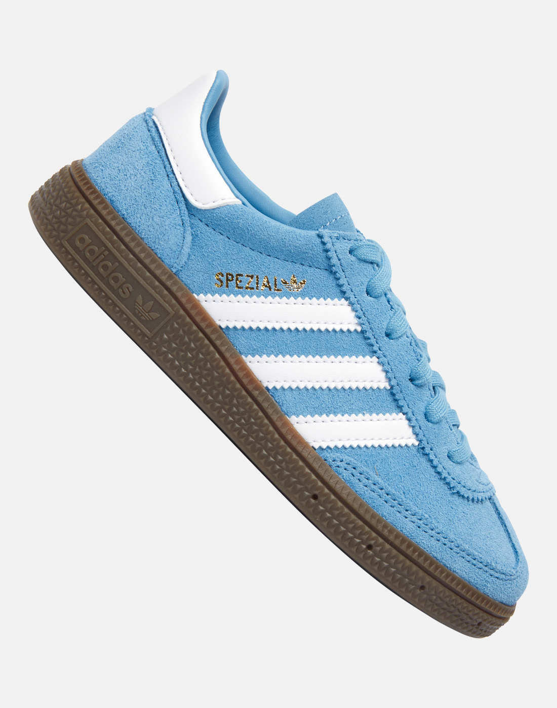 Adidas Originals Younger Kids Handball Spezial Trainers in Light Blue | Size 11 | Rubber