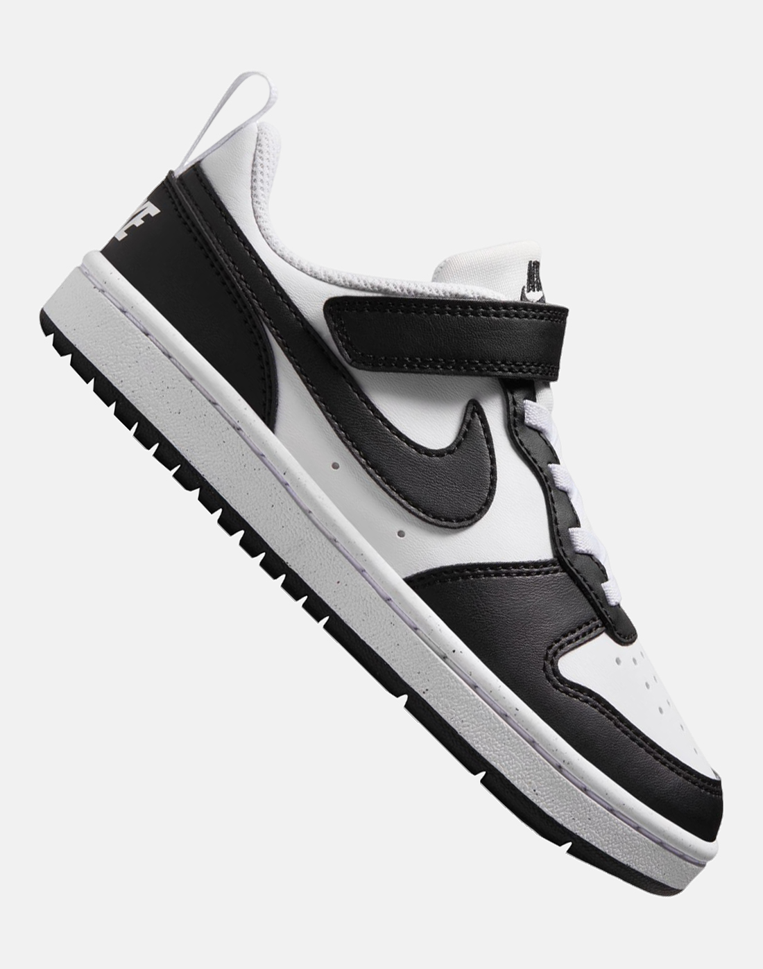Nike Younger Kids Court Borough Low Recraft Trainers in White/Black | Size 1