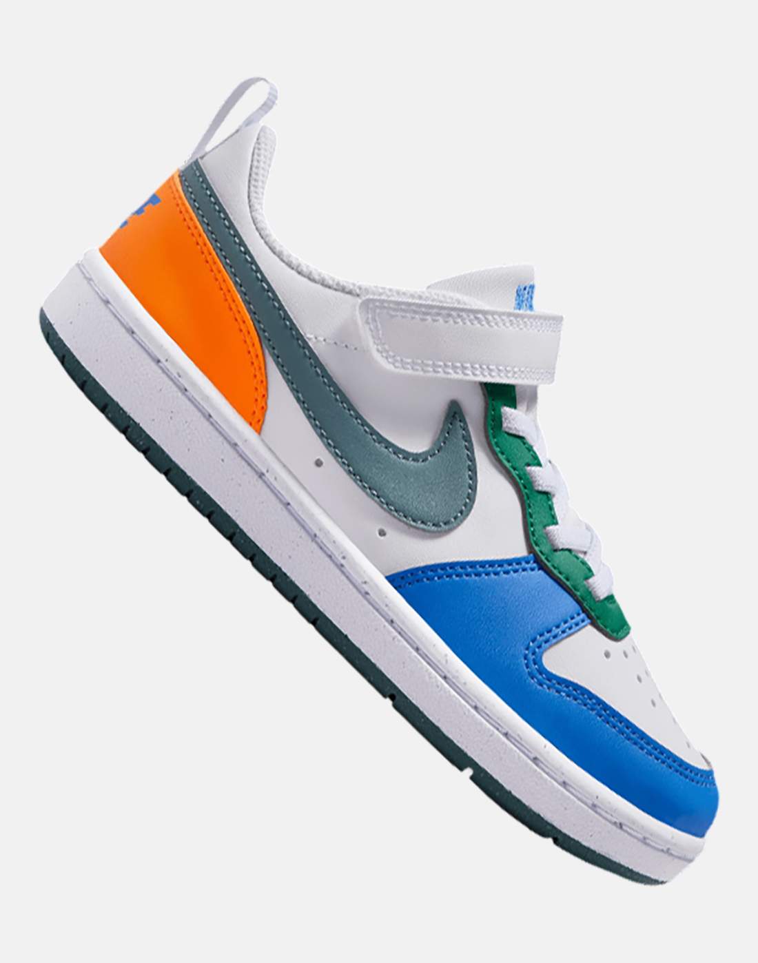 Nike Younger Kids Court Borough Low Recraft Trainers in Blue/White